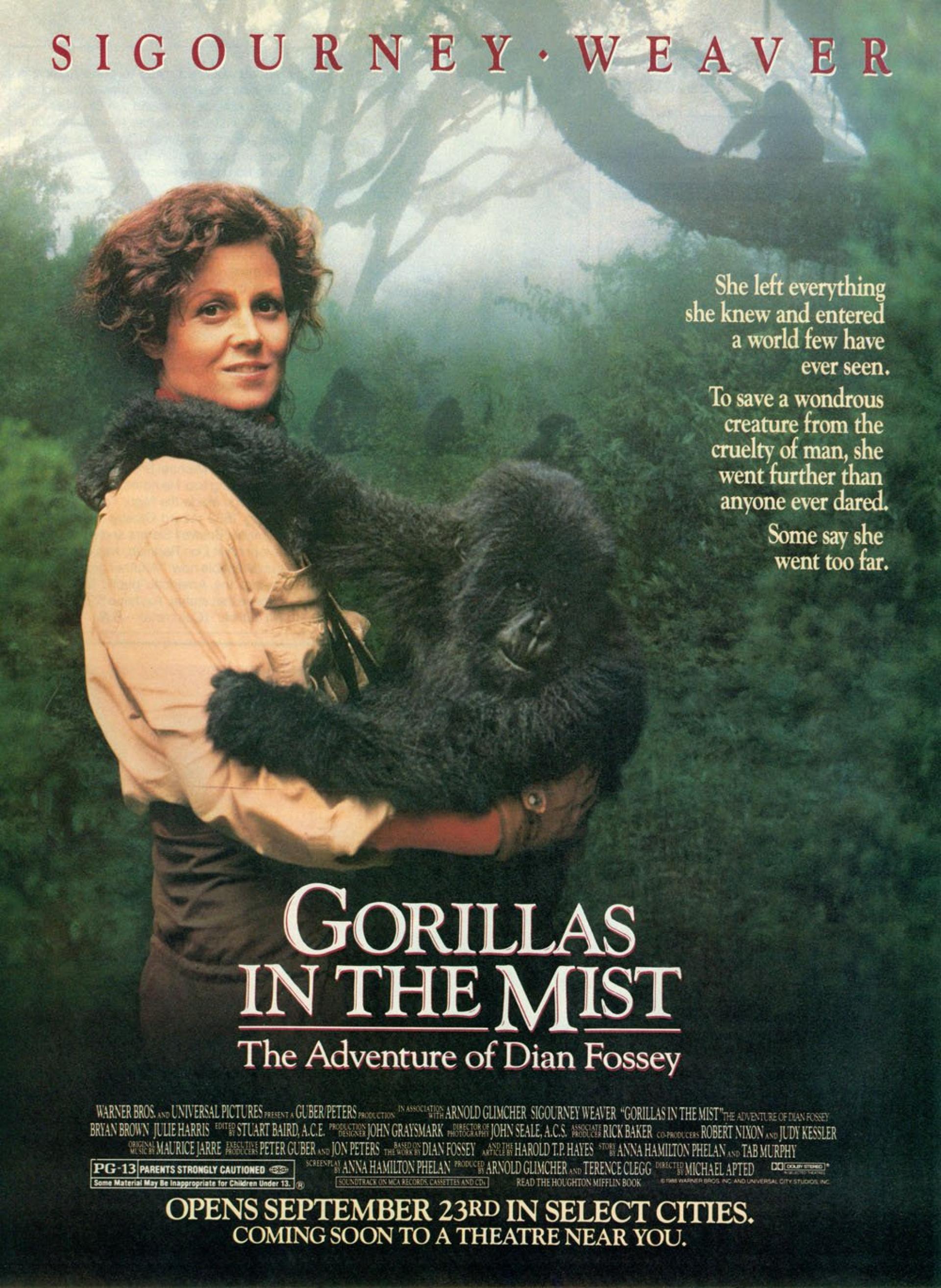 Gorillas in the Mist (1988) poster