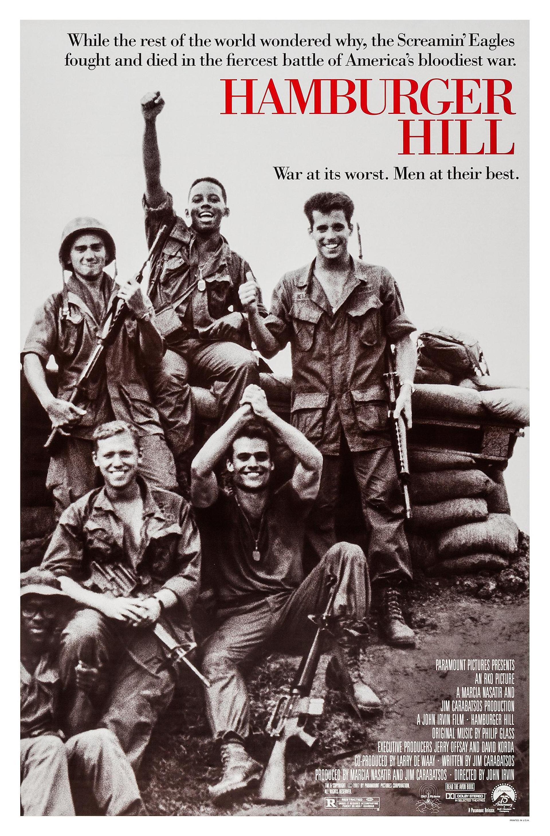 Hamburger Hill (1987) poster
