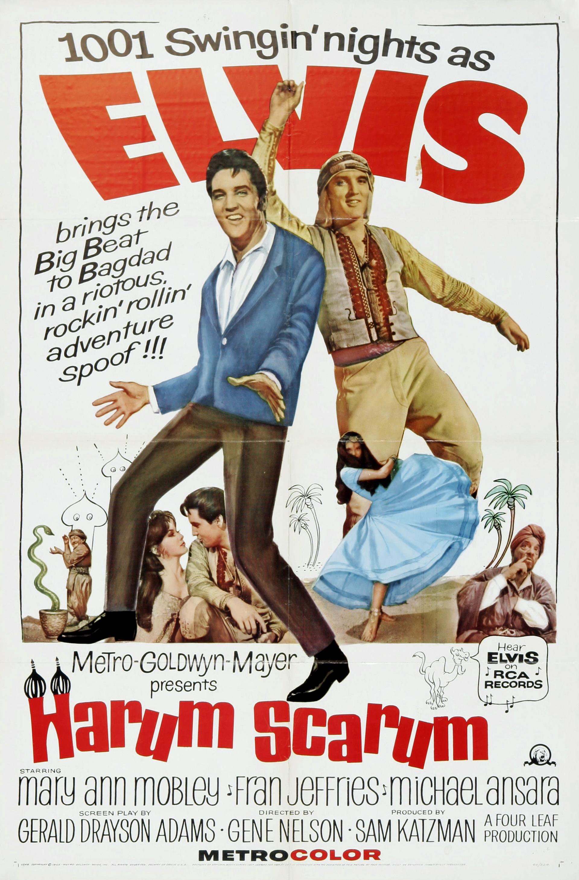 Harum Scarum (1965) poster