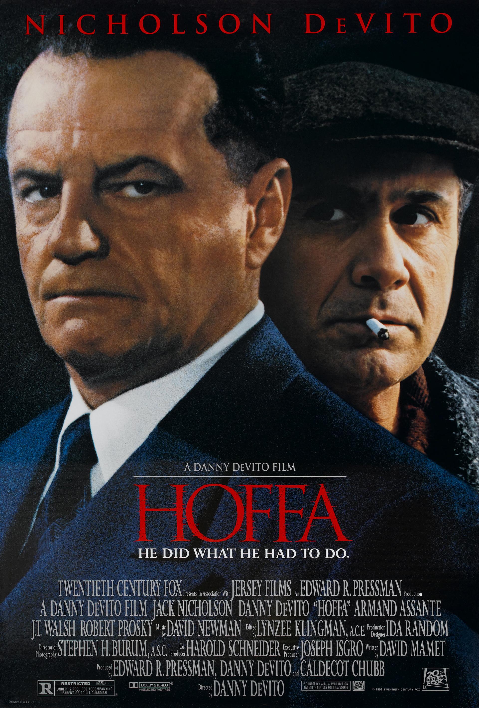 Hoffa (1992) poster
