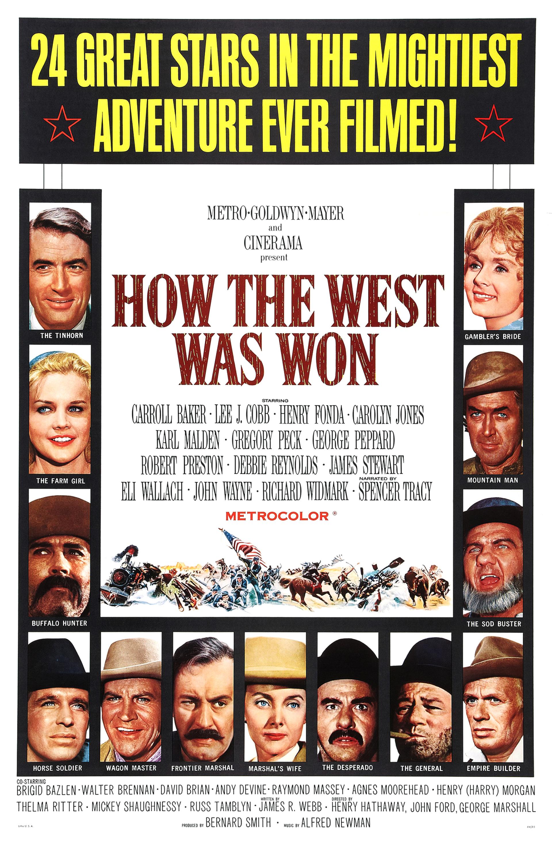 How the West Was Won (1962) poster