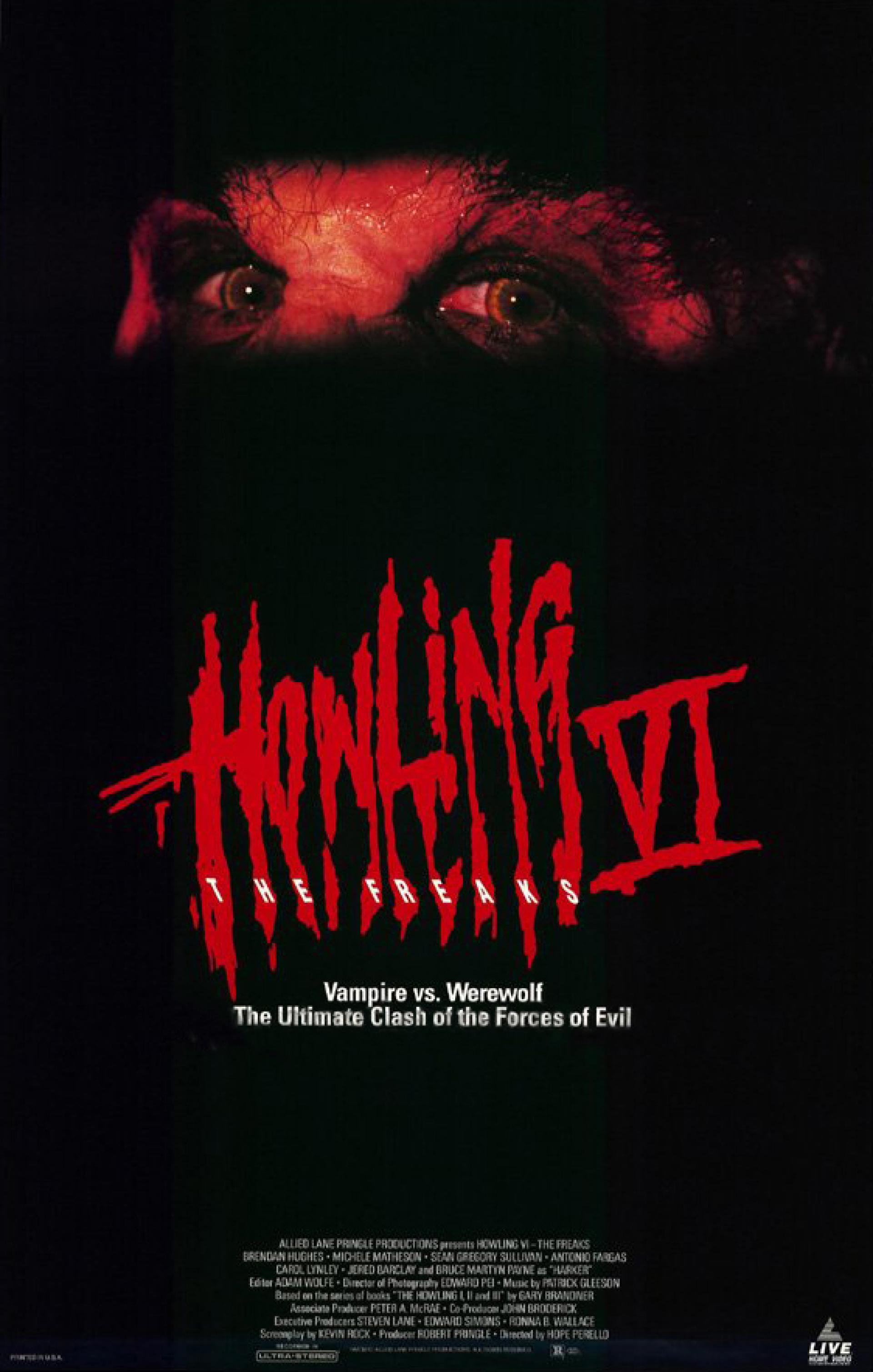 Howling VI: The Freaks (1991) poster