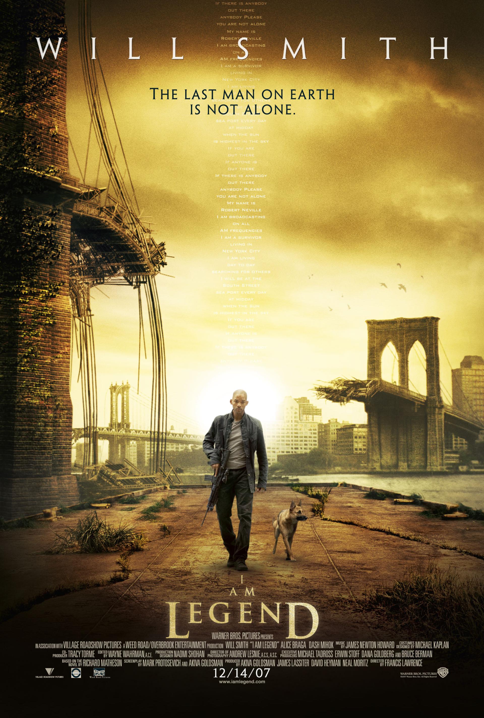 I Am Legend (2007) poster