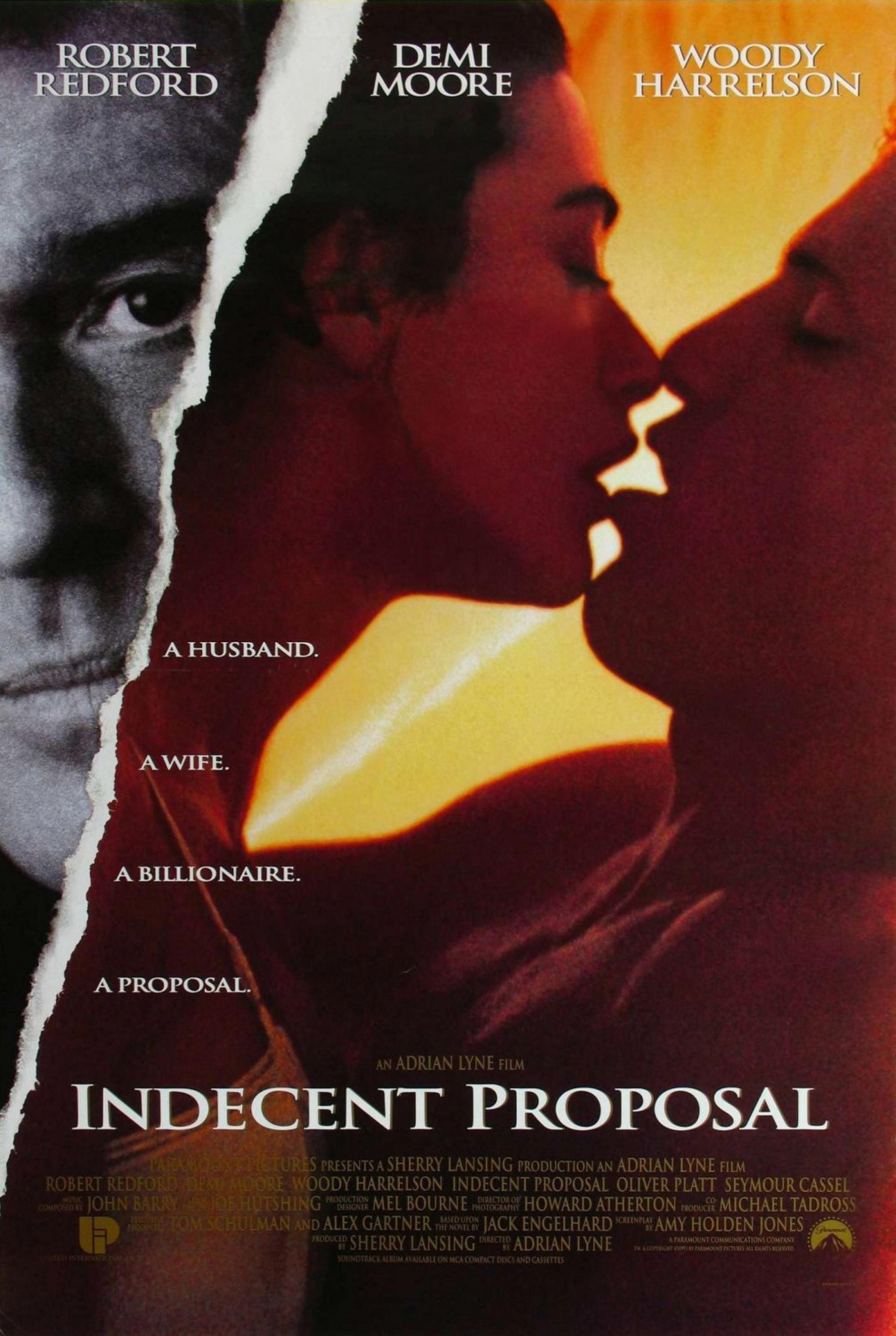 Indecent Proposal (1993) poster