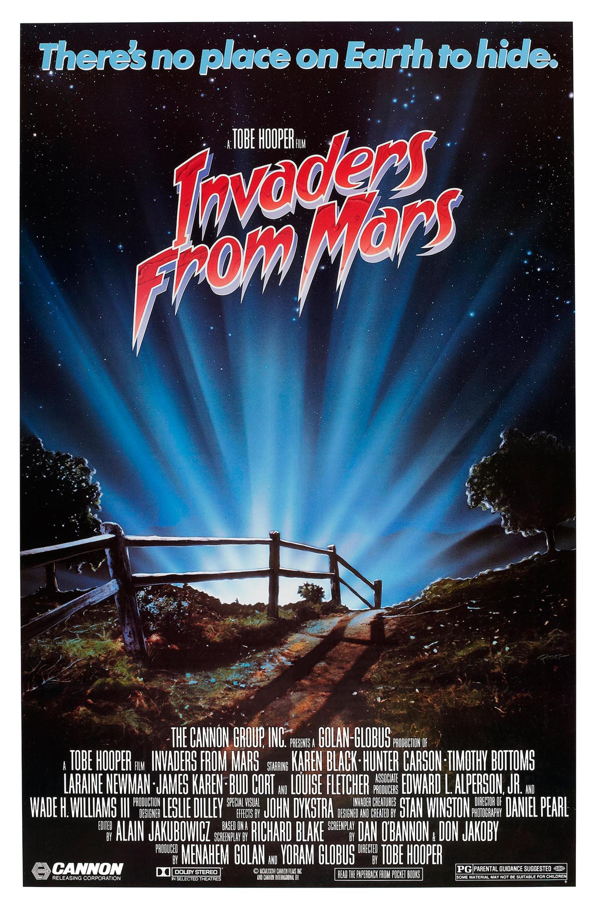 Invaders from Mars (1986) poster