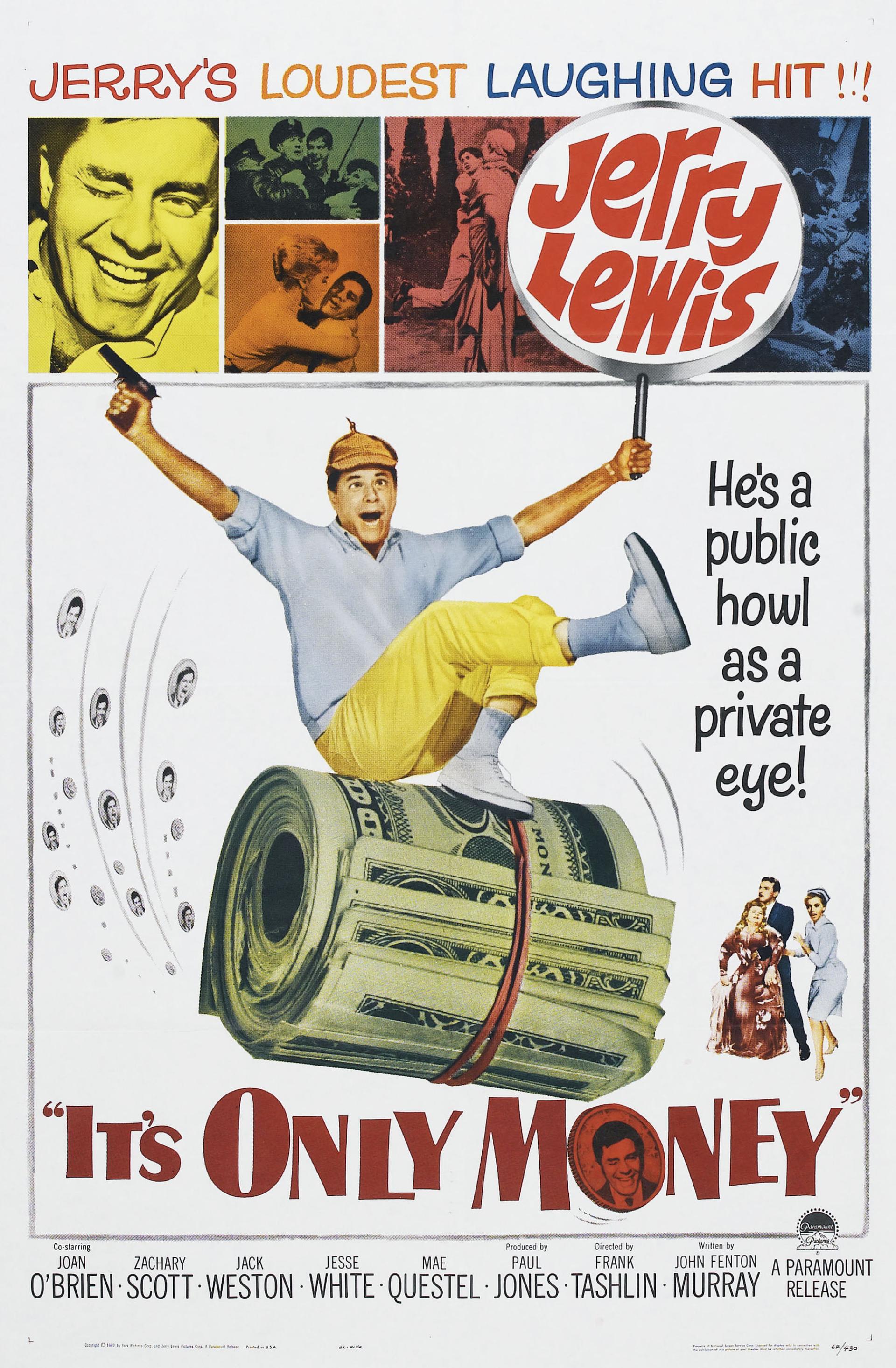 It's Only Money (1962) poster