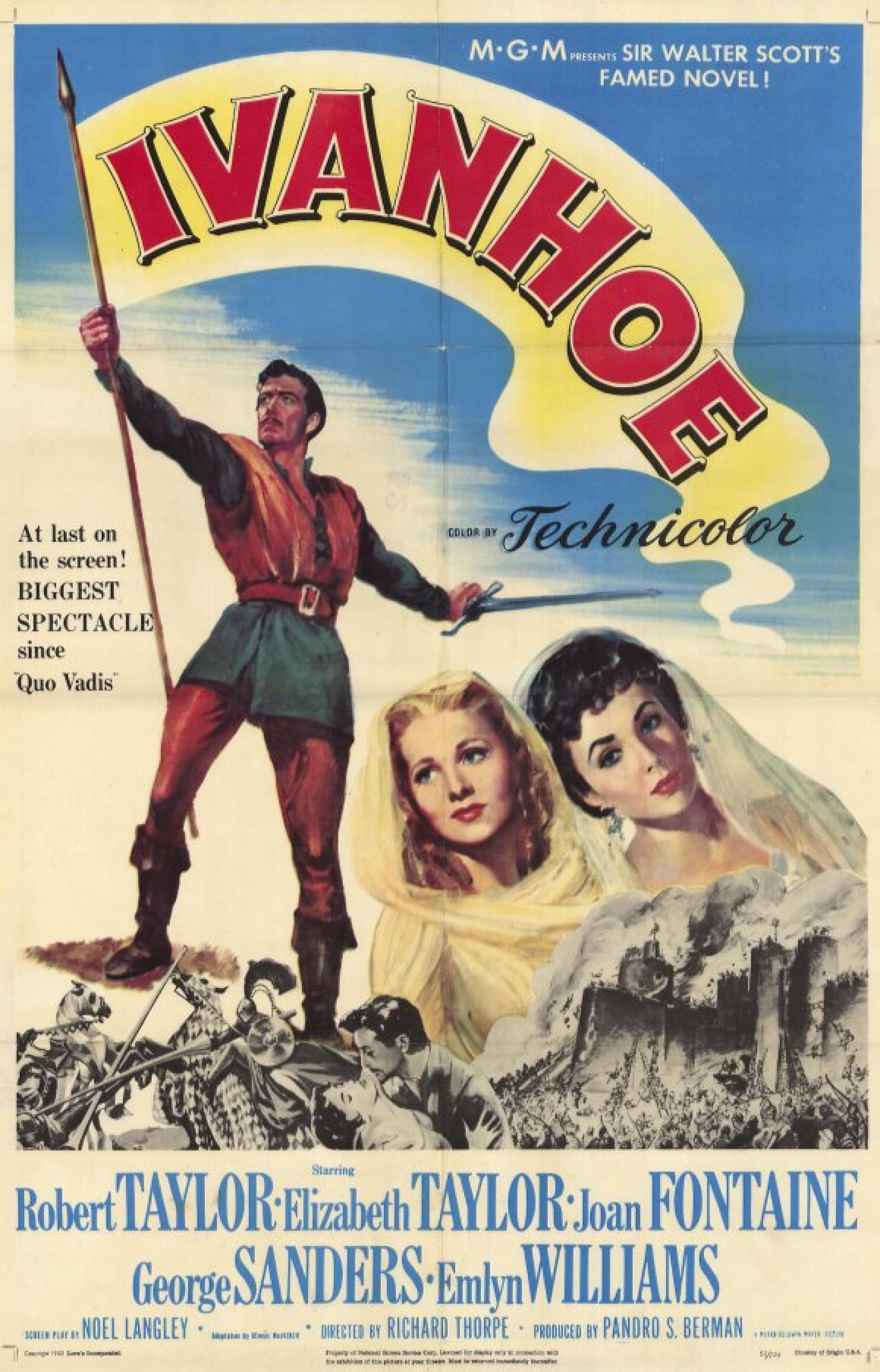 Ivanhoe (1952) poster