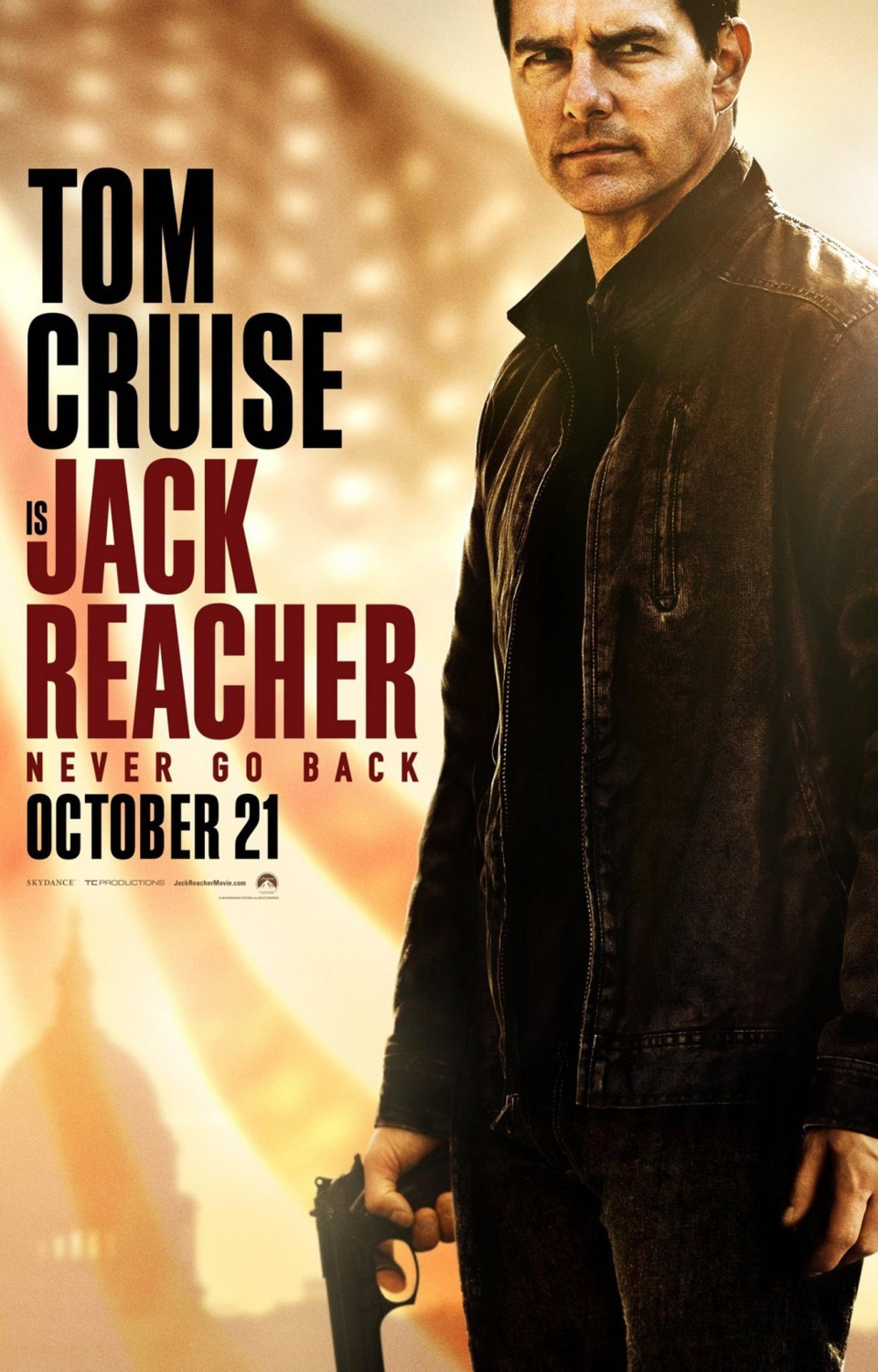 Jack Reacher: Never Go Back (2016) poster
