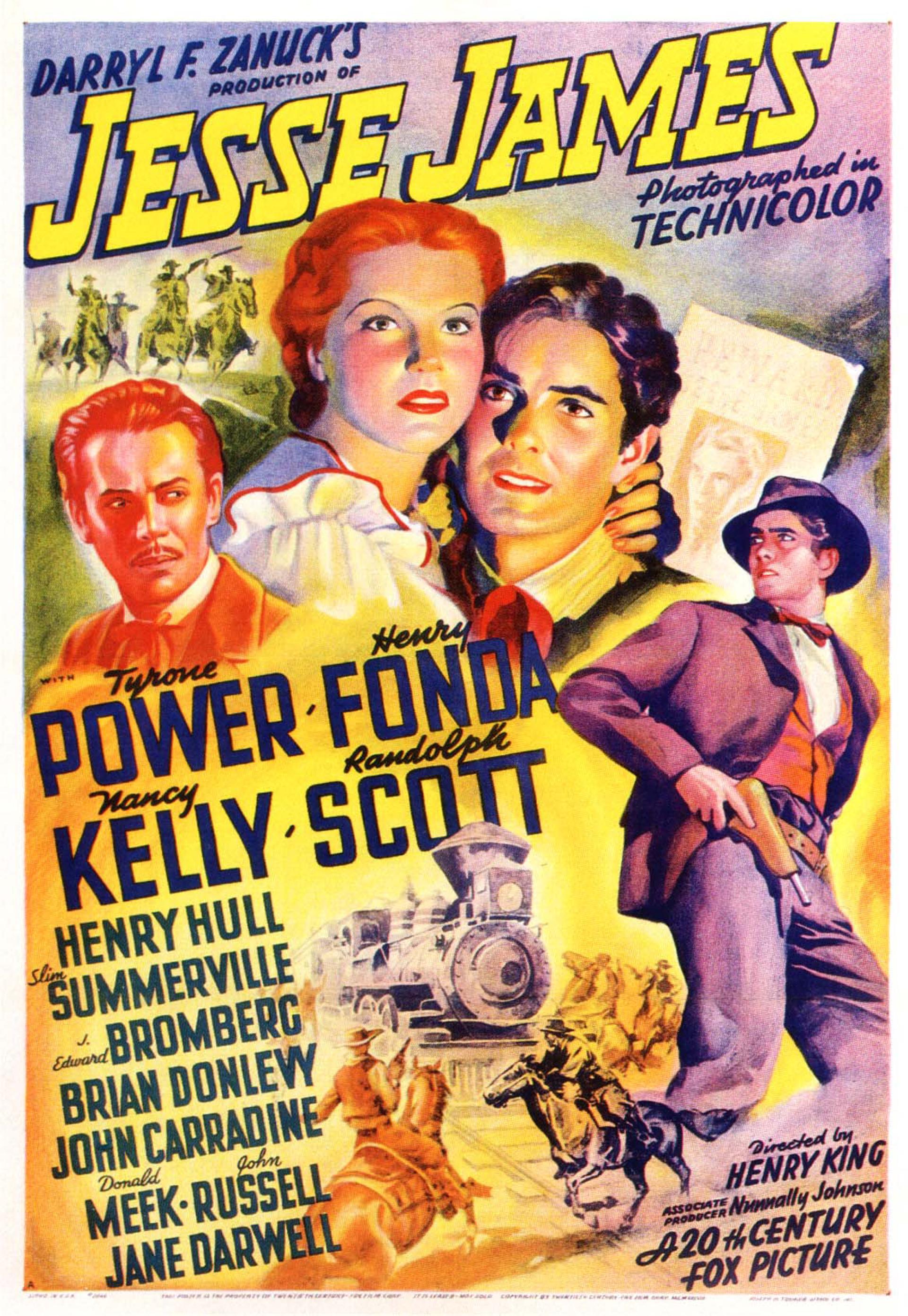 Jesse James (1939) poster