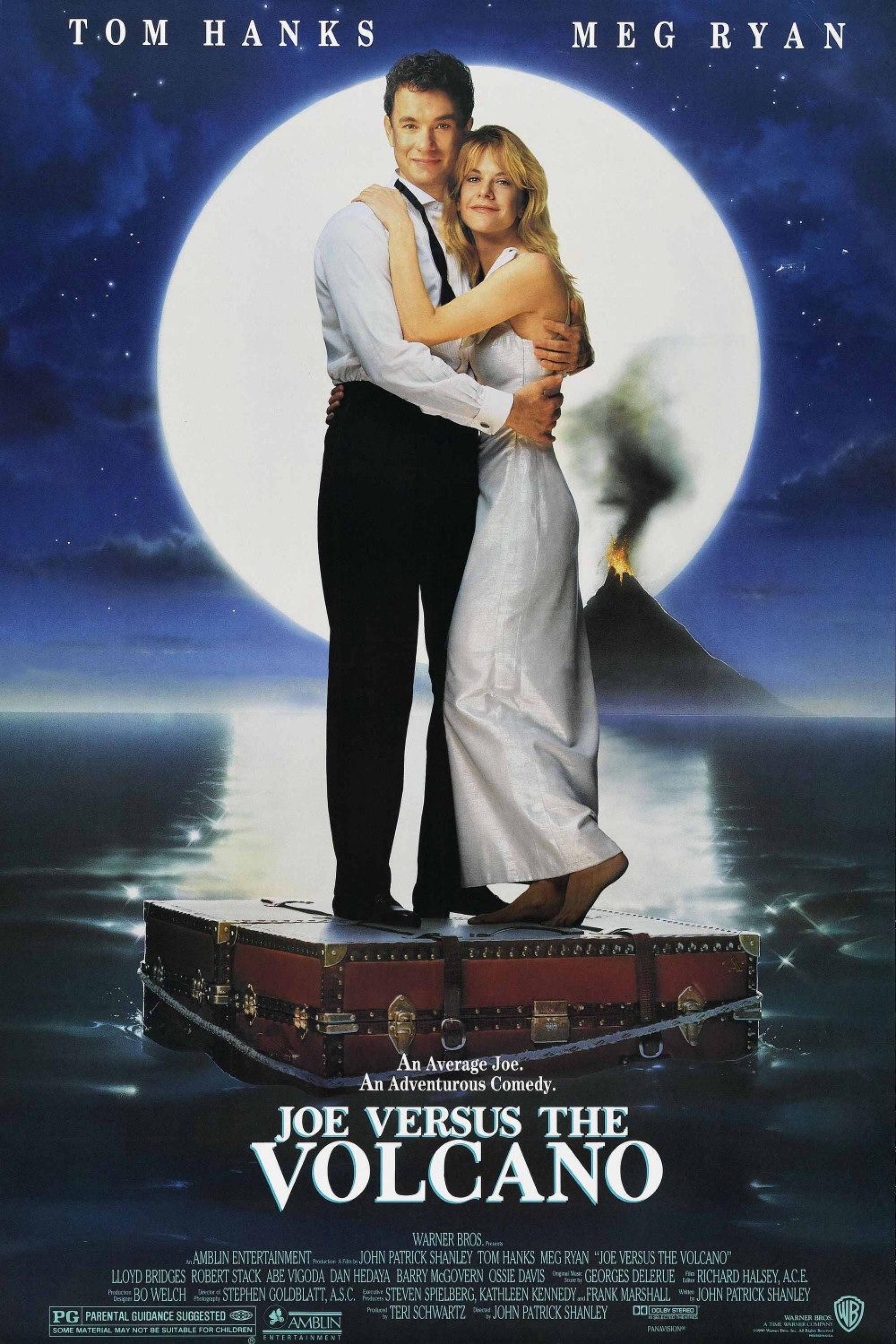 Joe Versus the Volcano (1990) poster