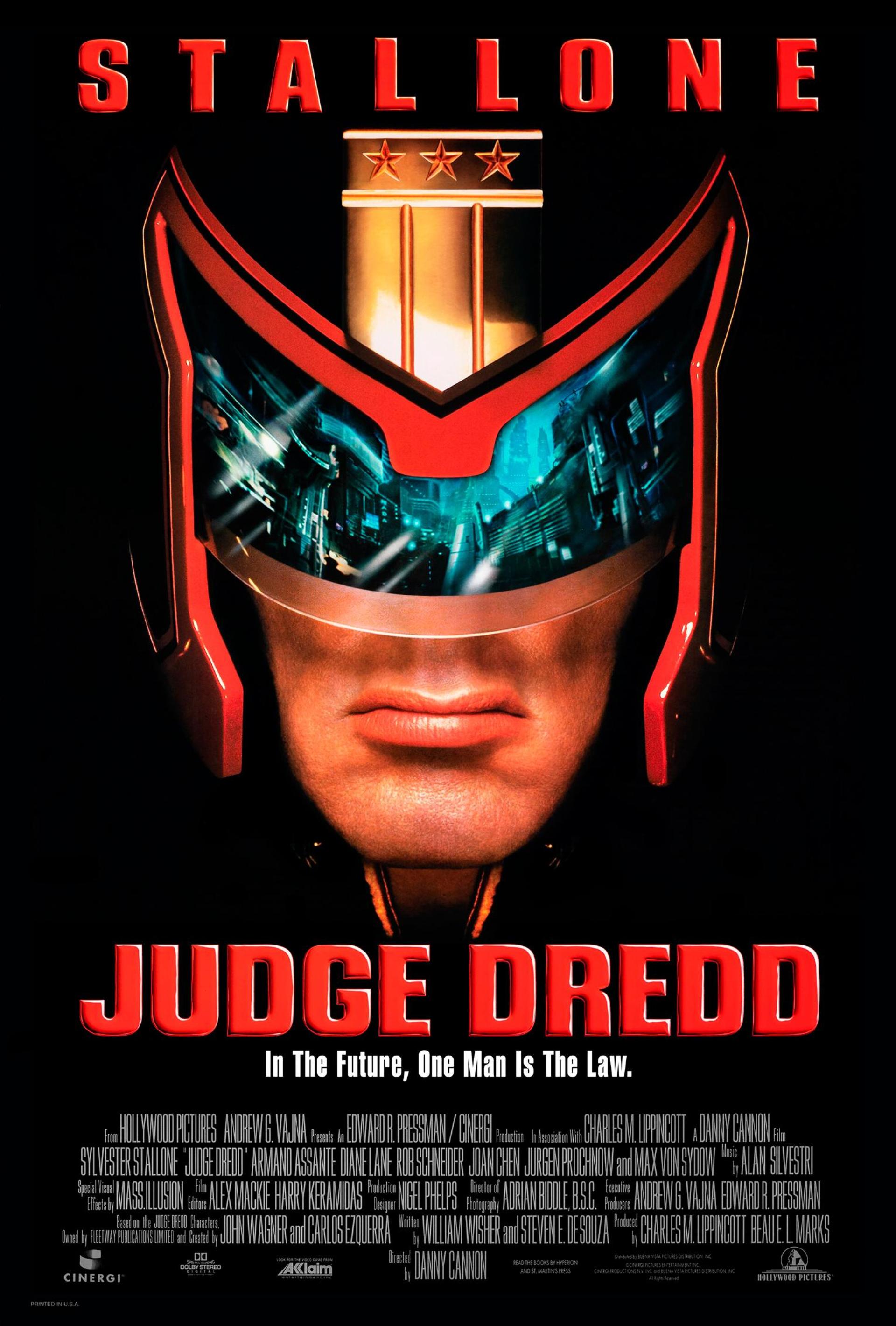 Judge Dredd (1995) poster