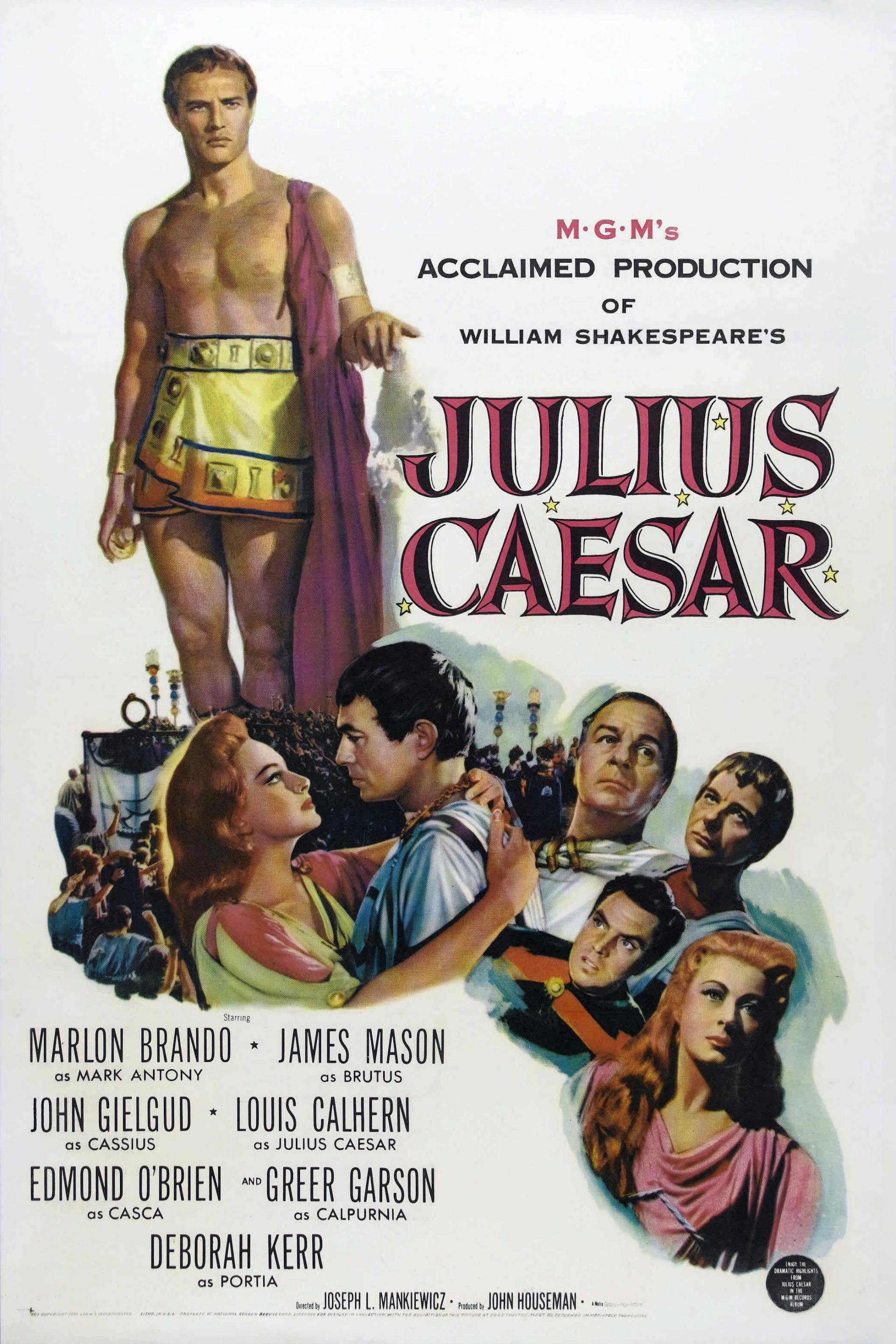 Julius Caesar (1953) poster