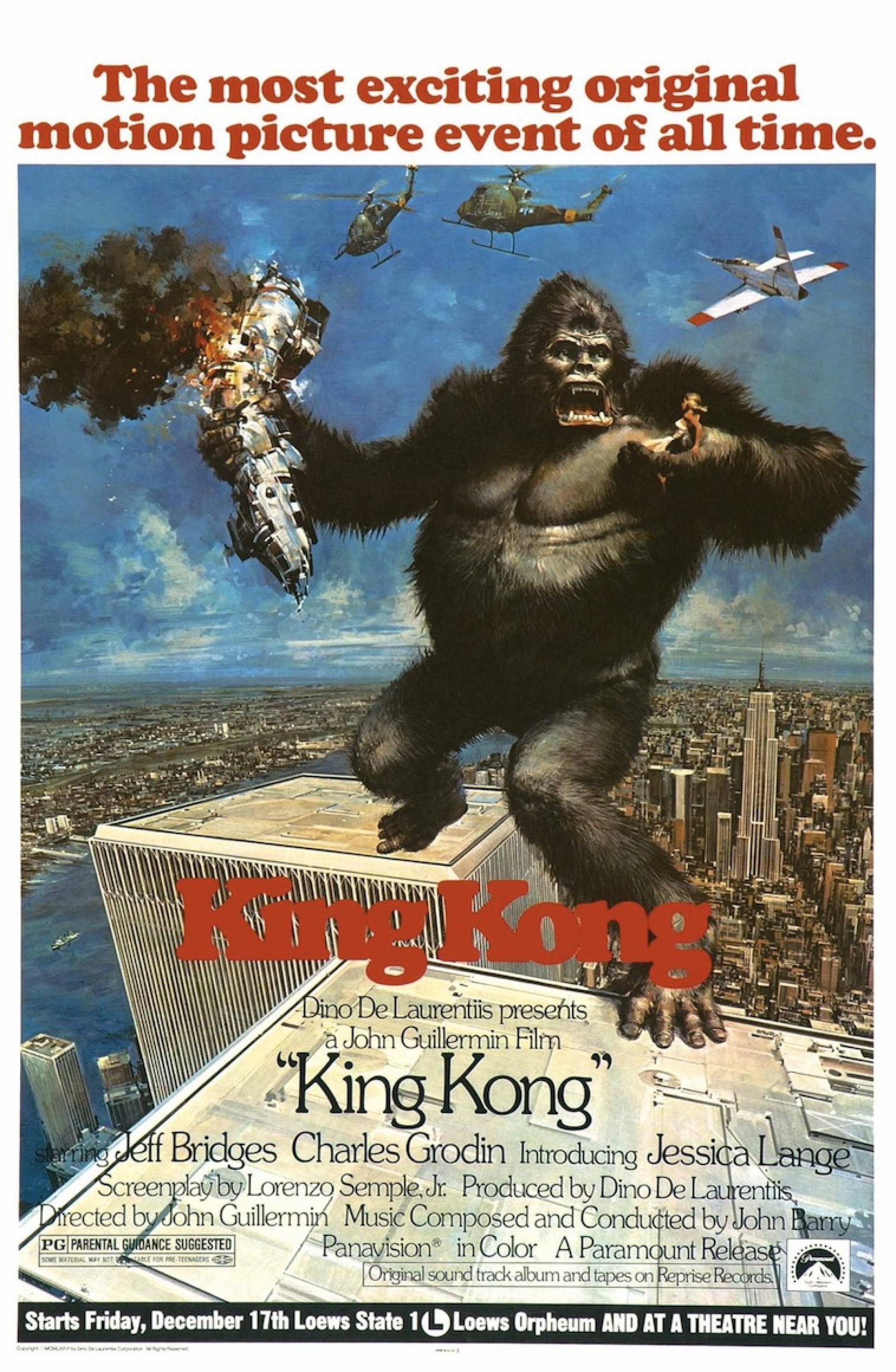 King Kong (1976) poster