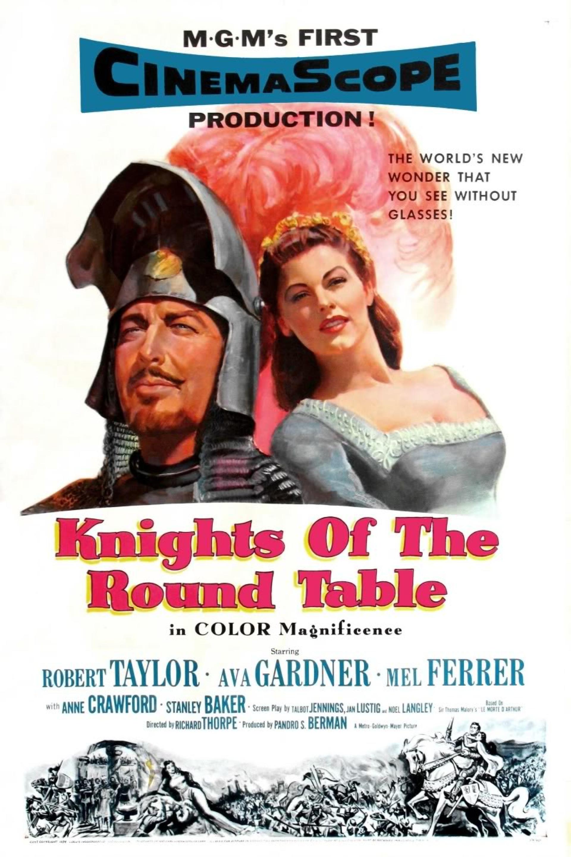 Knights of the Round Table (1953) poster