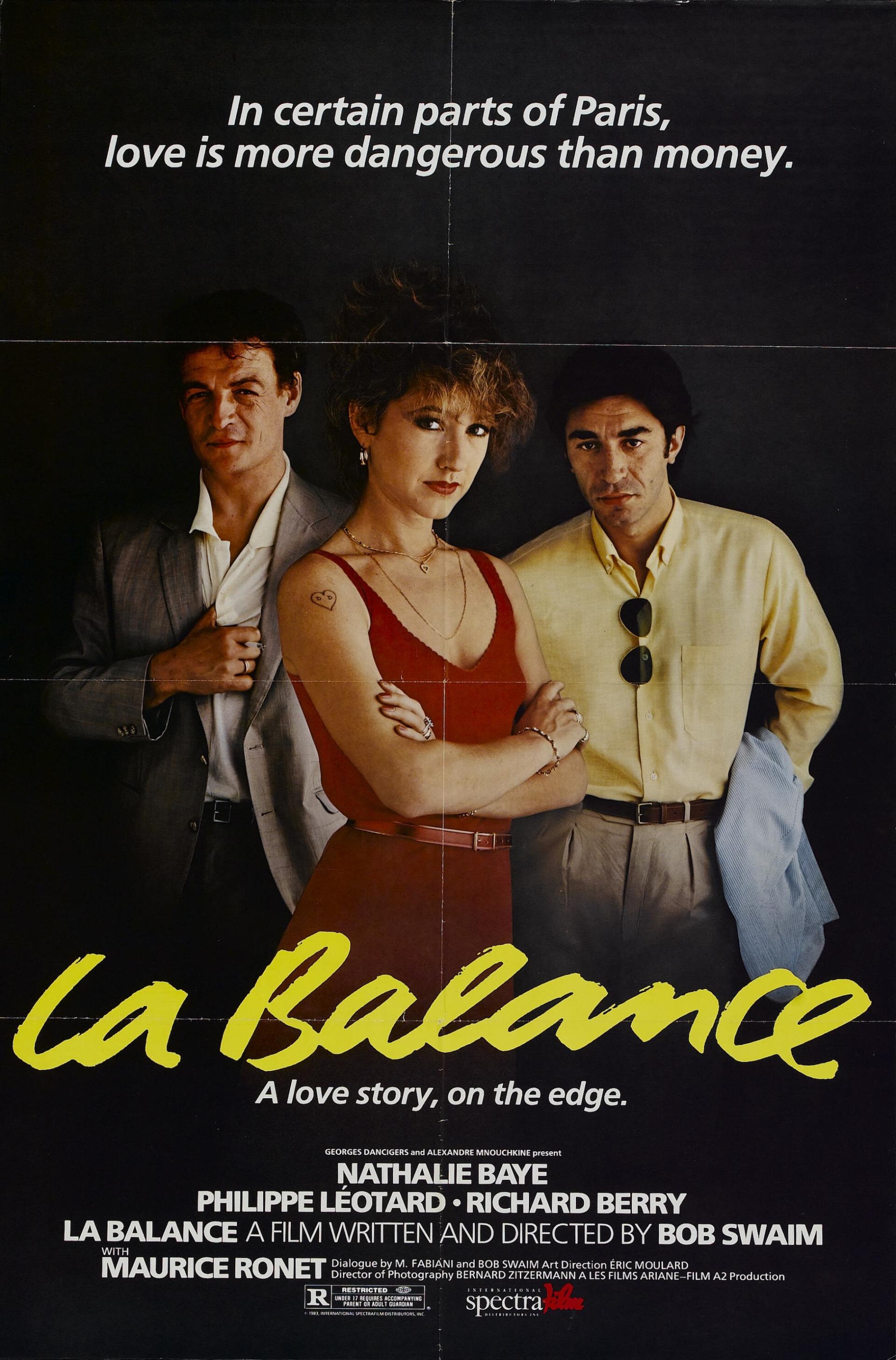 La balance (1982) poster