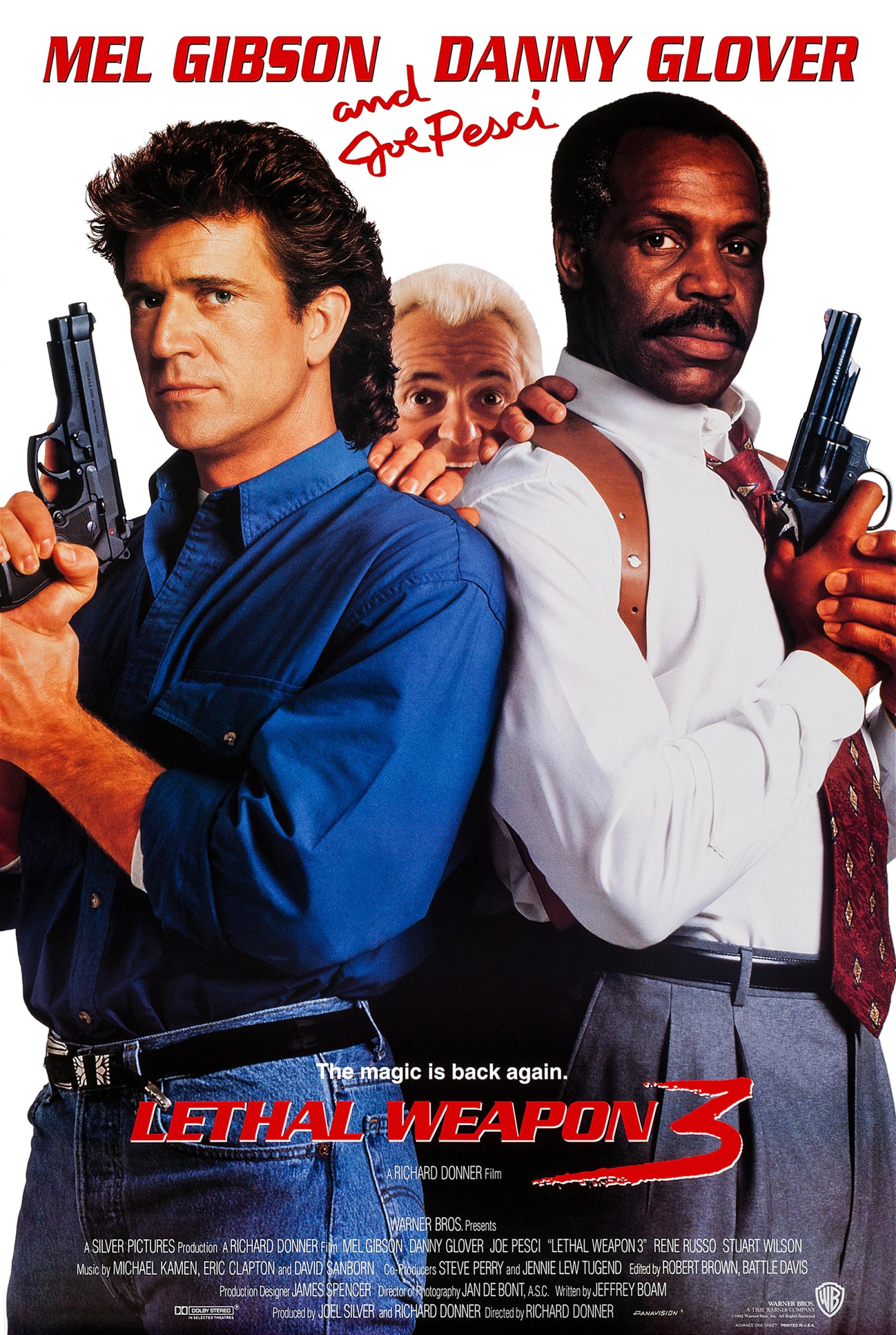 Lethal Weapon 3 (1992) poster