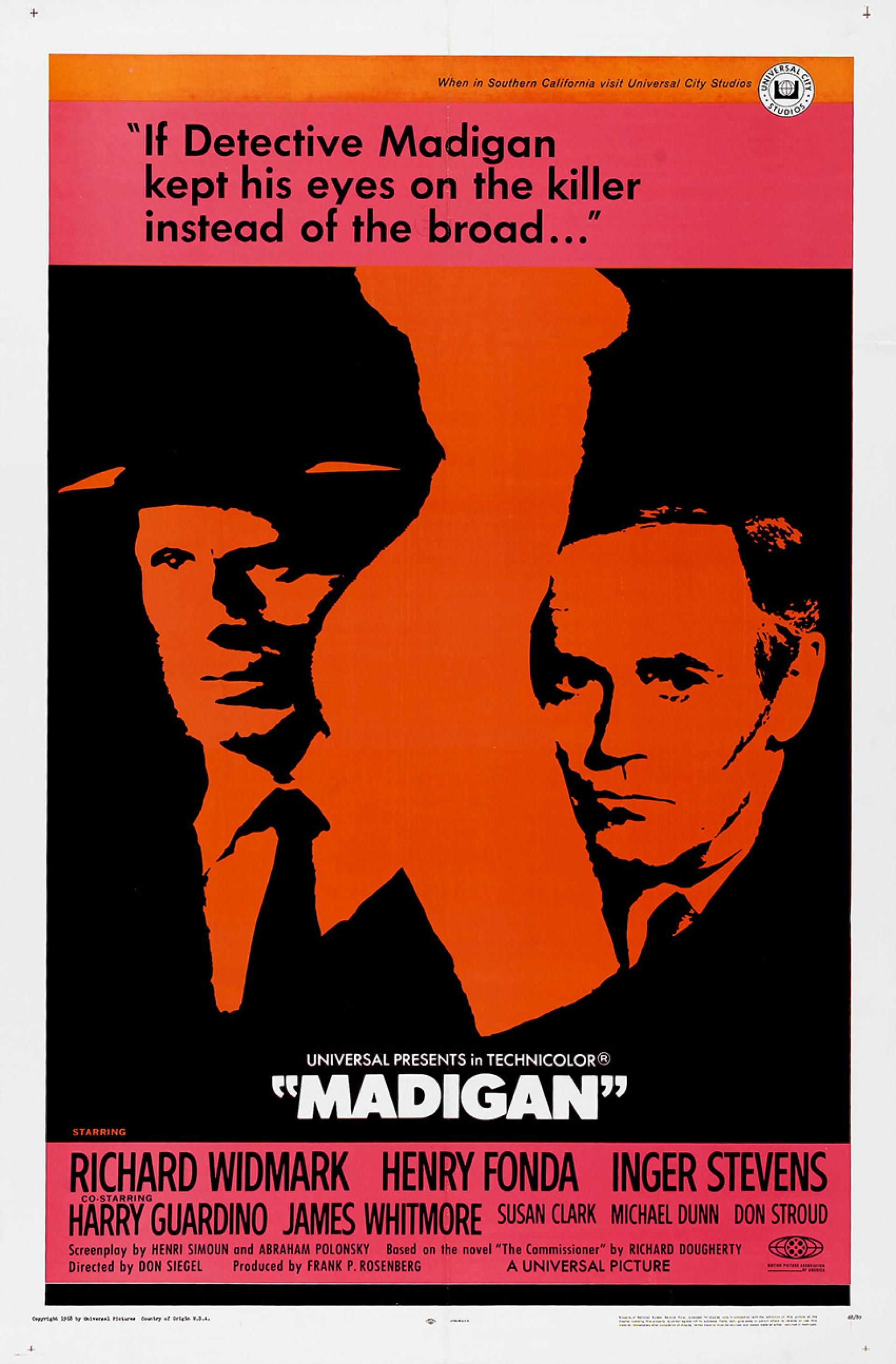 Madigan (1968) poster