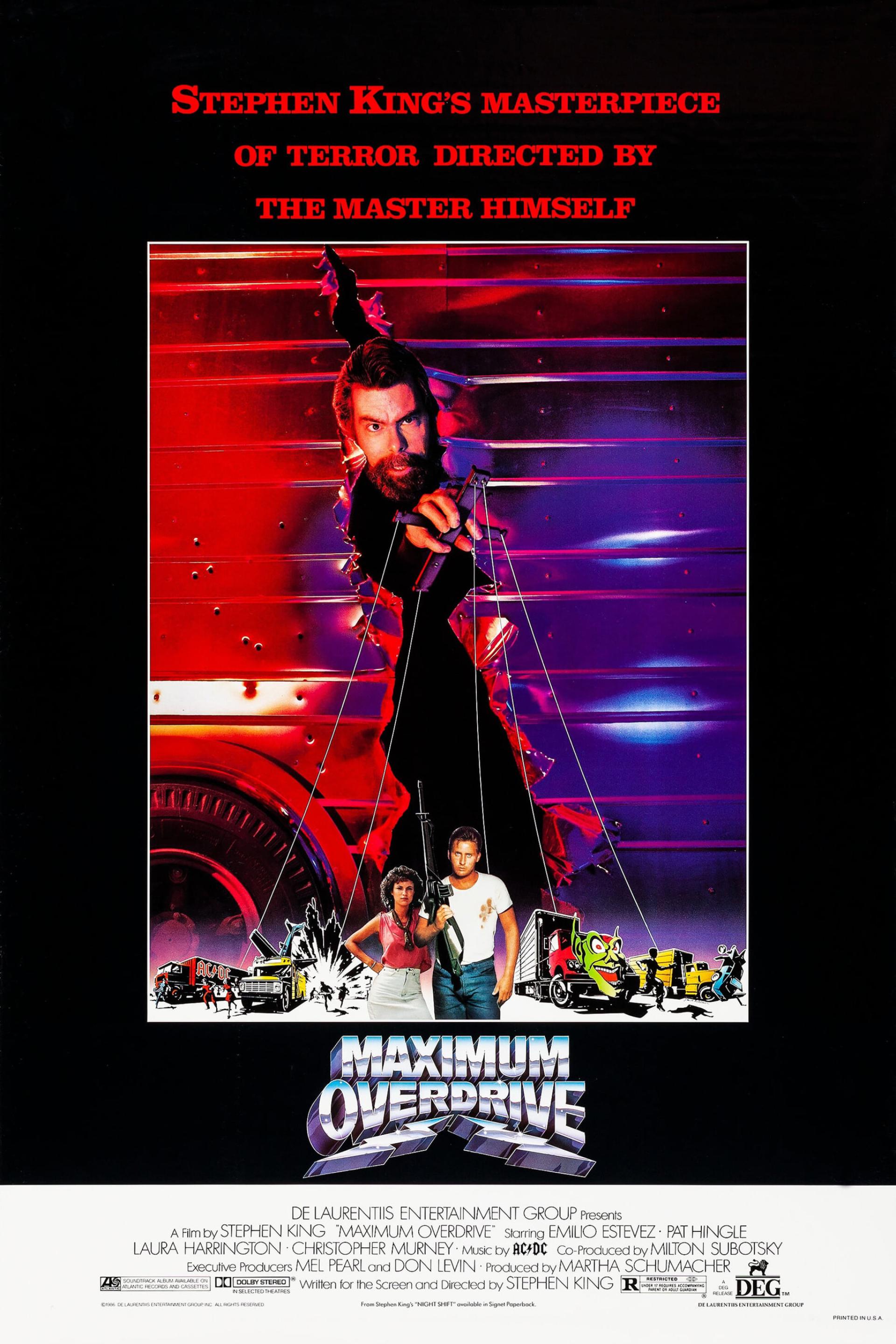 Maximum Overdrive (1986) poster