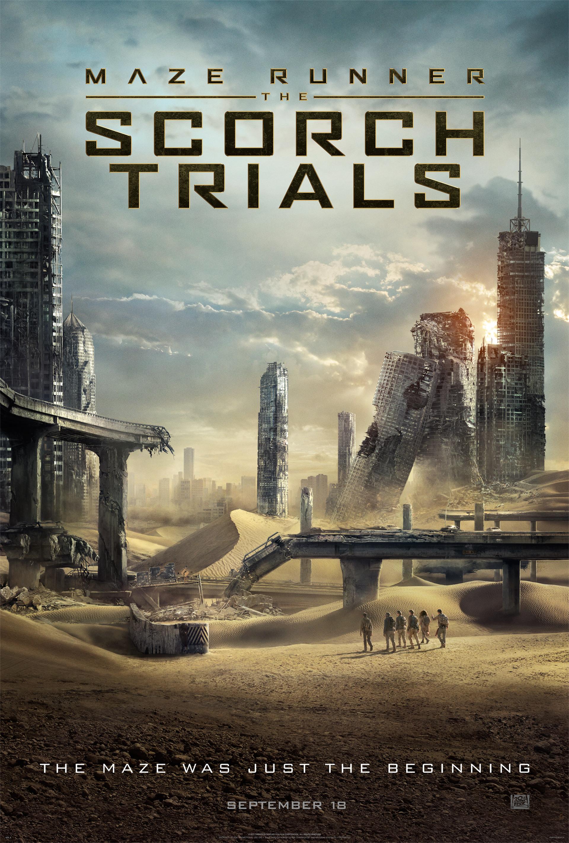 Maze Runner: The Scorch Trials (2015) poster