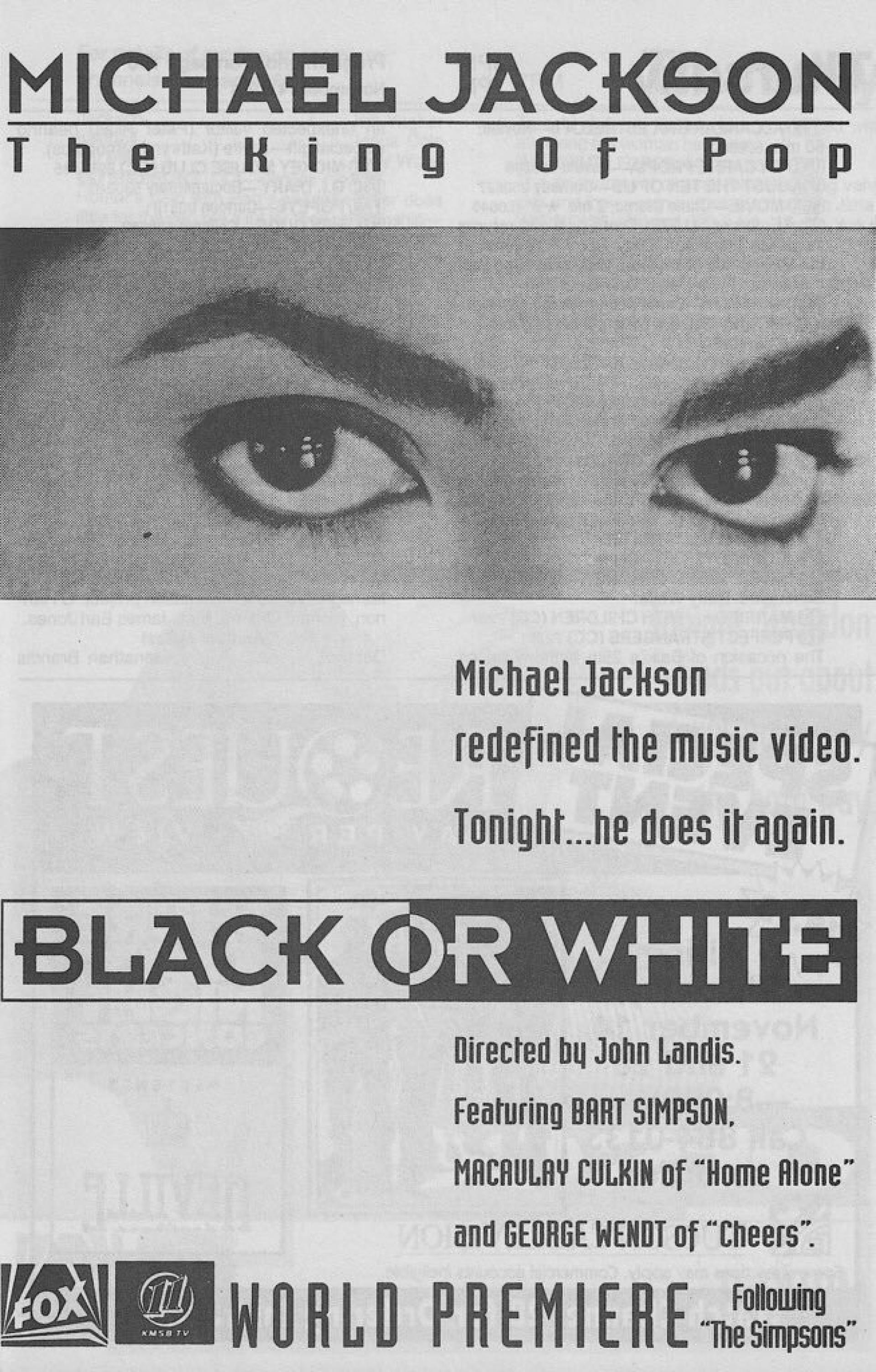Michael Jackson: Black or White (1991) poster