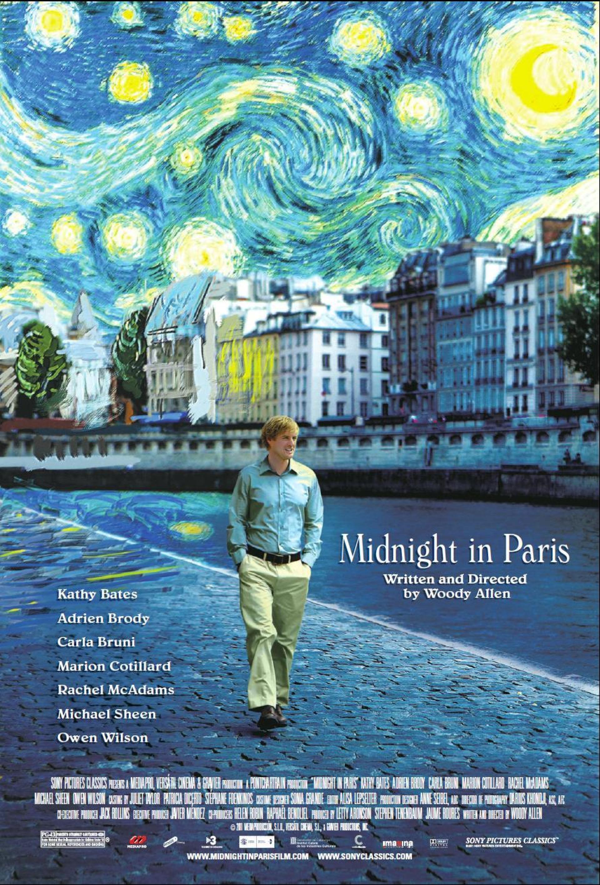 Midnight in Paris (2011) poster