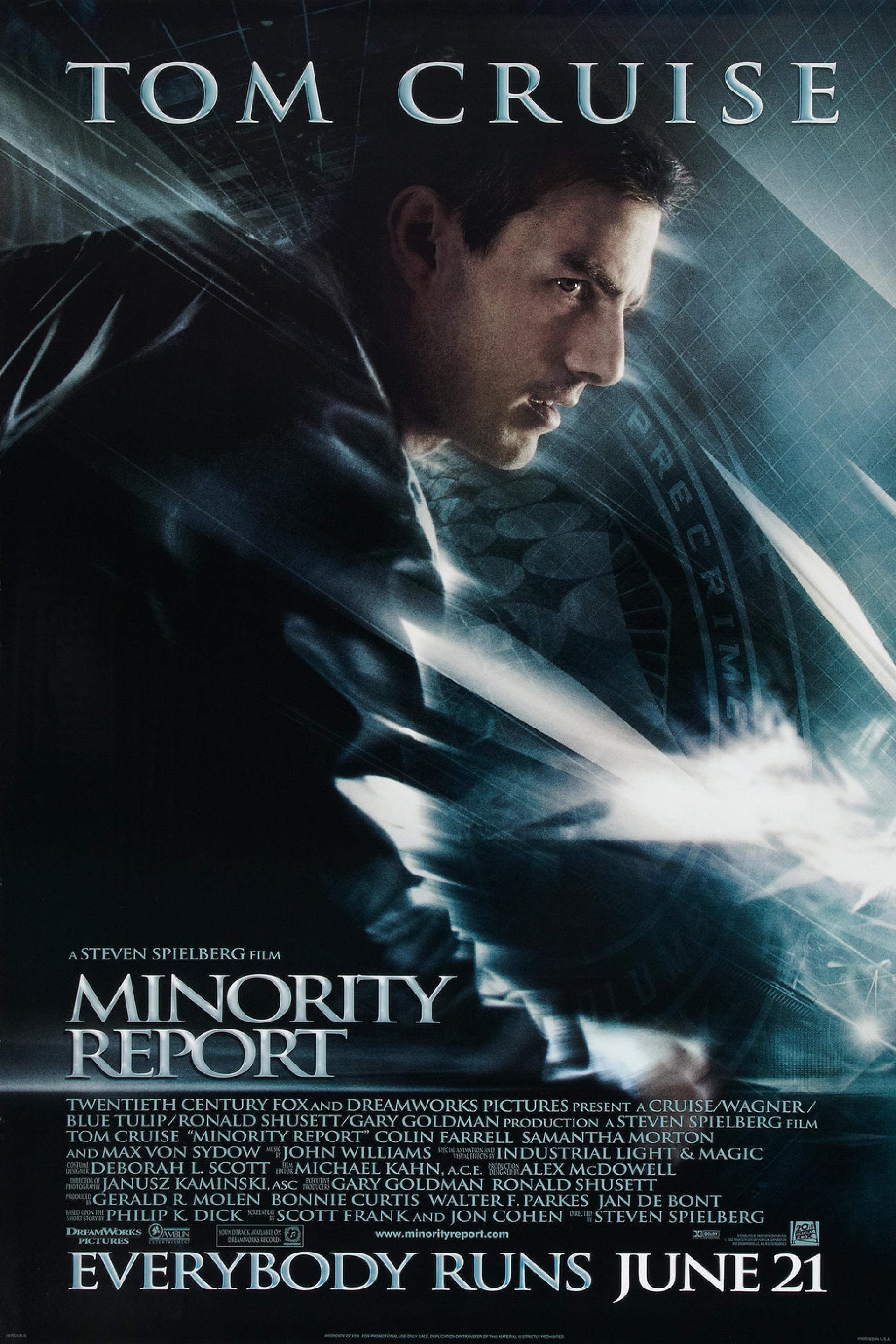 Minority Report (2002) poster