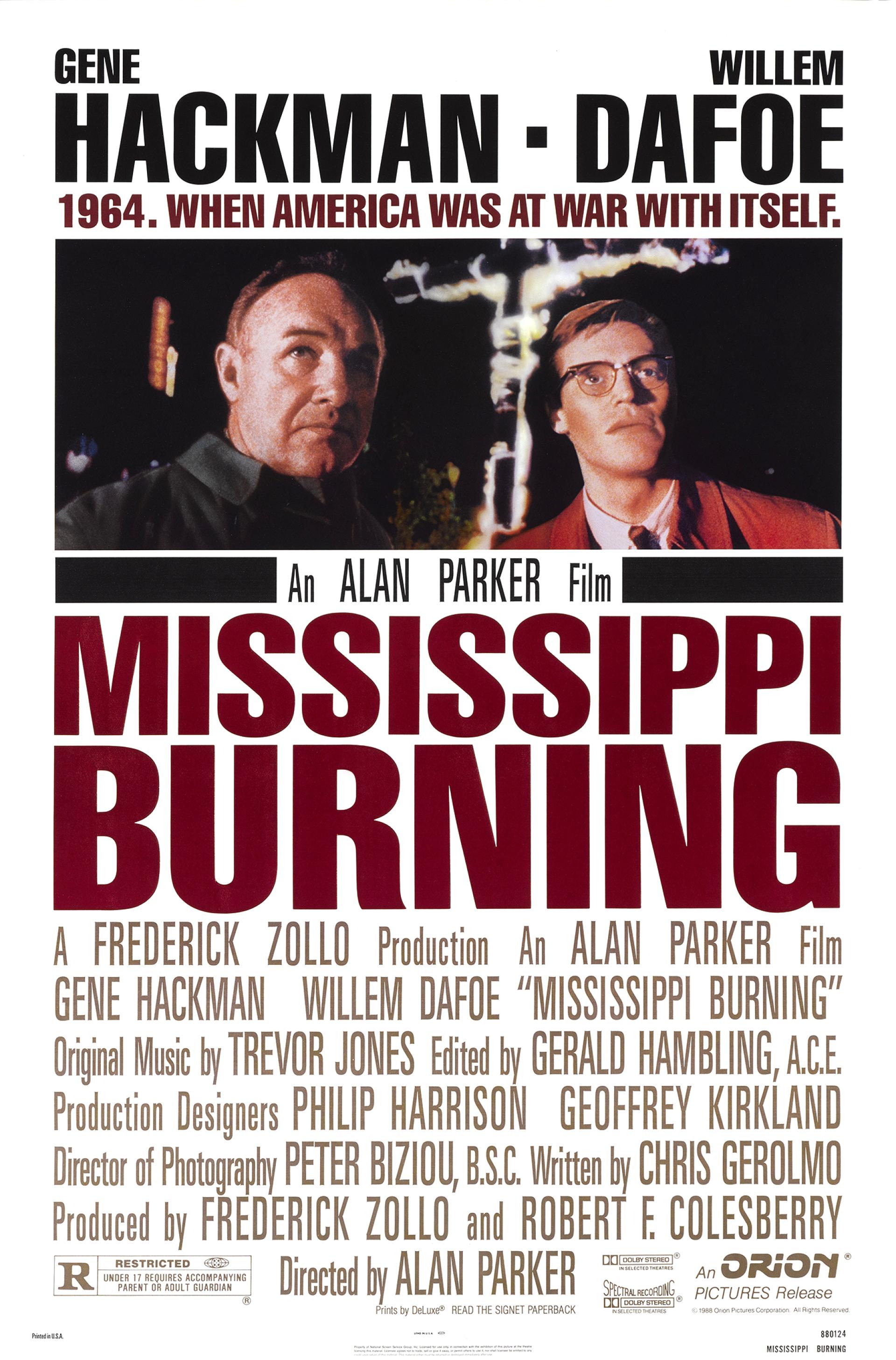 Mississippi Burning (1988) poster