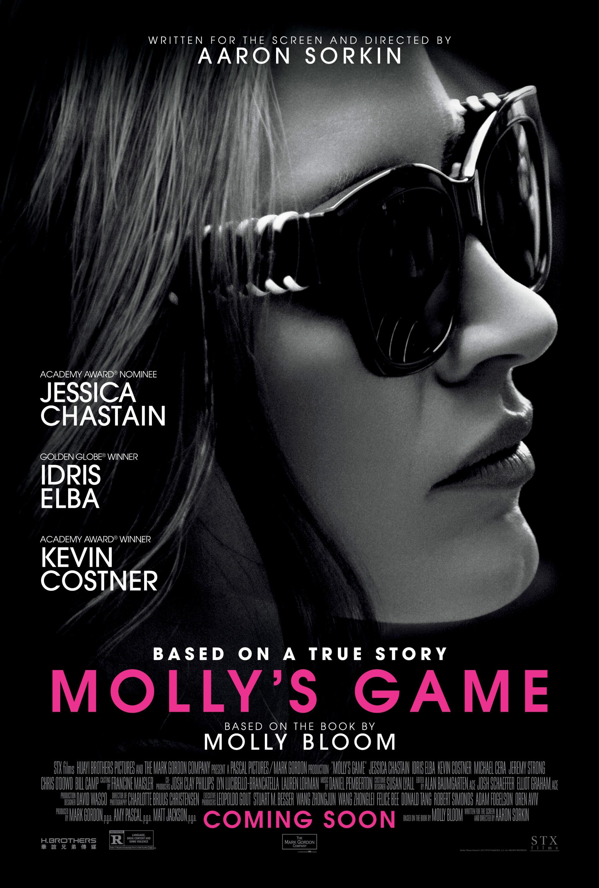 Molly's Game (2017) poster