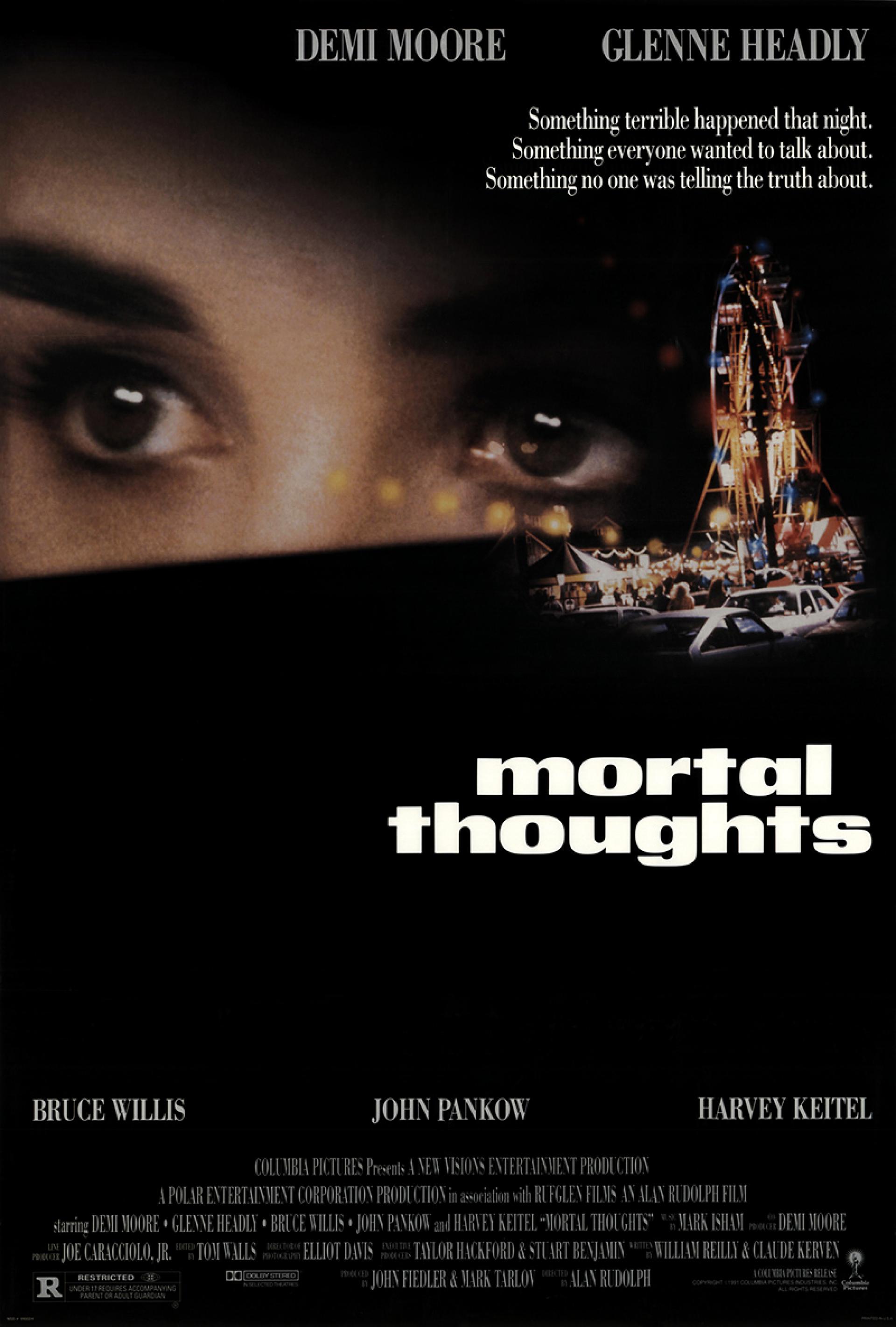 Mortal Thoughts (1991) poster