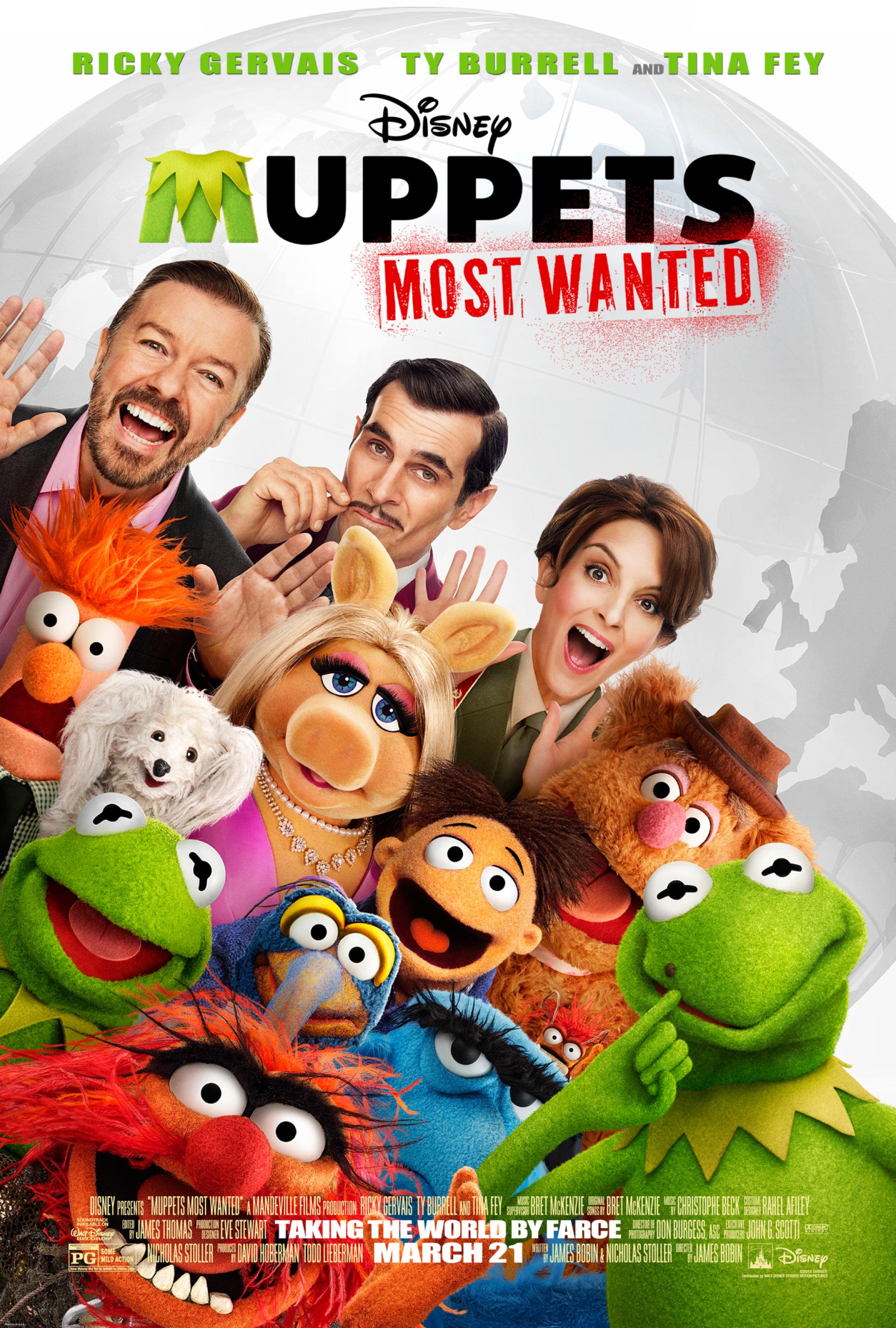 Muppets Most Wanted (2014) poster