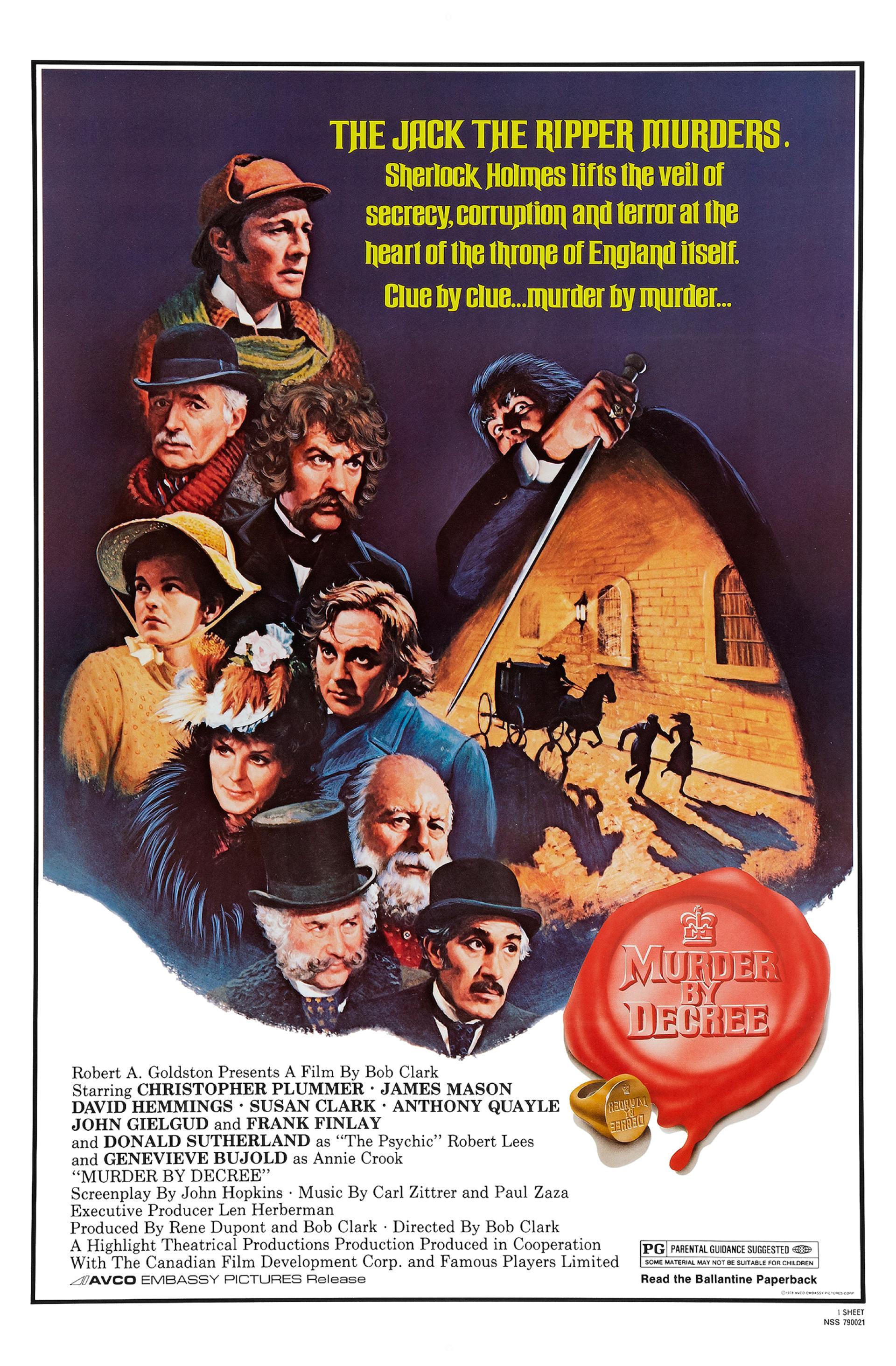 Murder by Decree (1979) poster