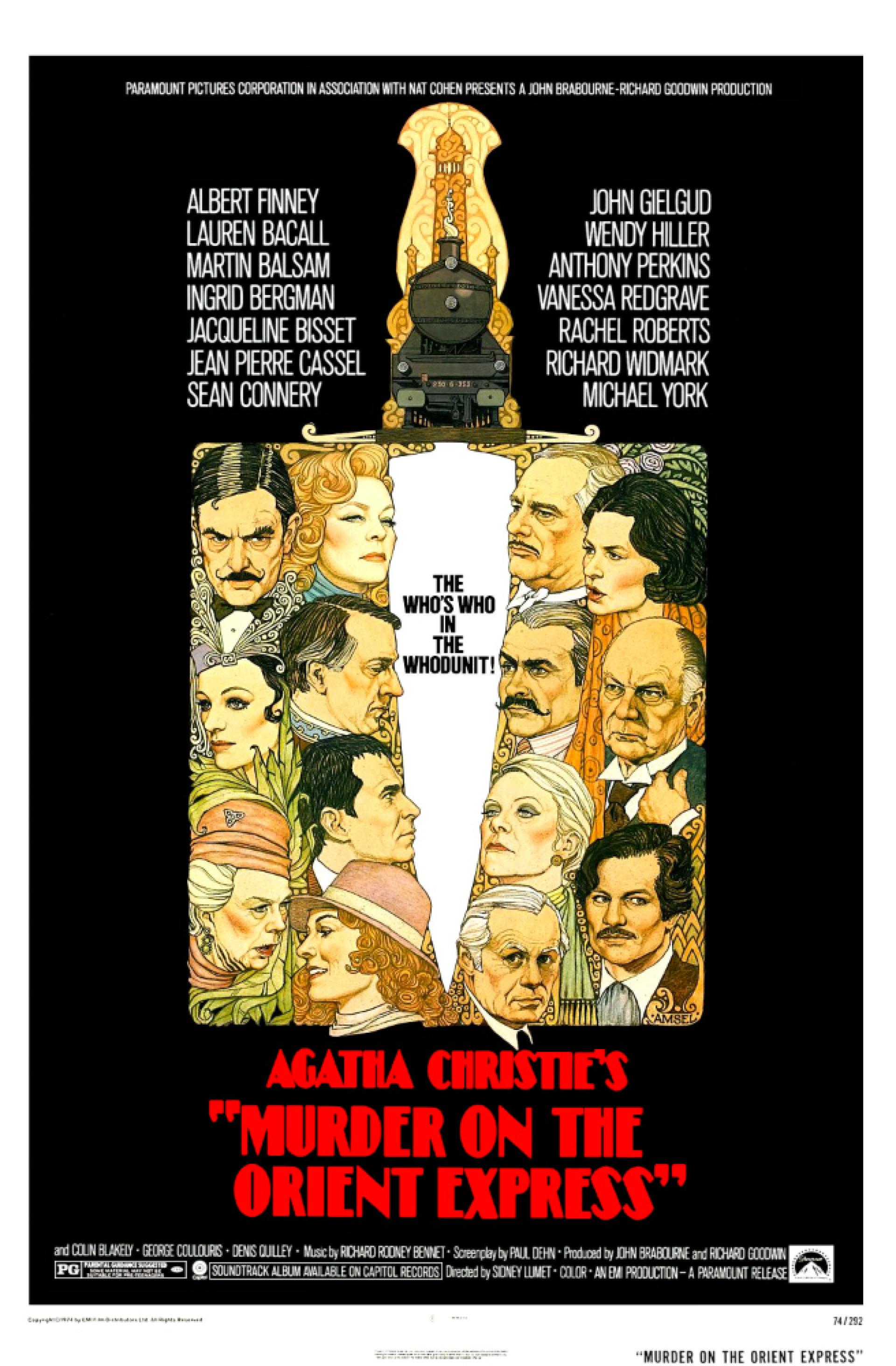 Murder on the Orient Express (1974) poster