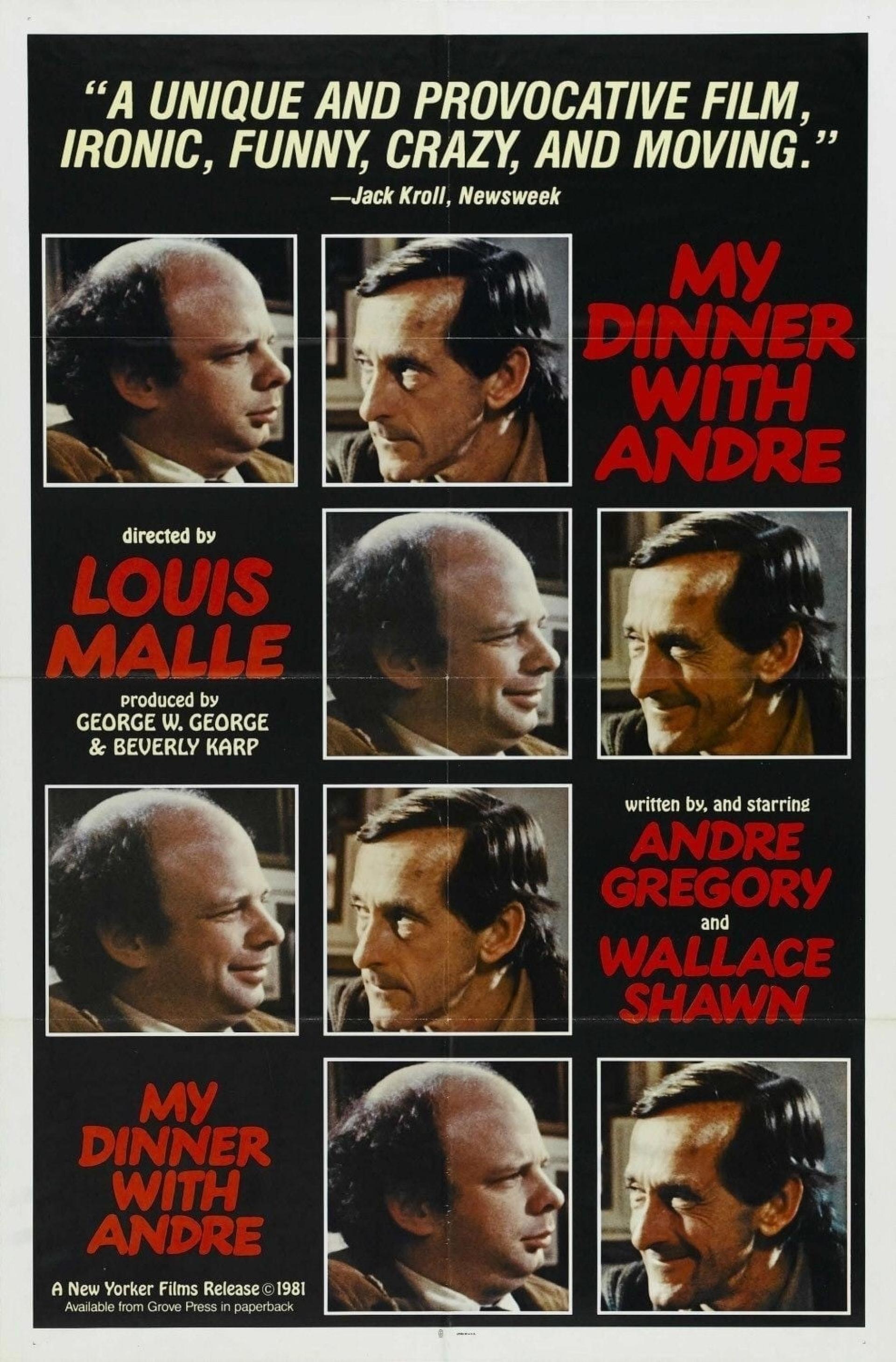 My Dinner with Andre (1981) poster