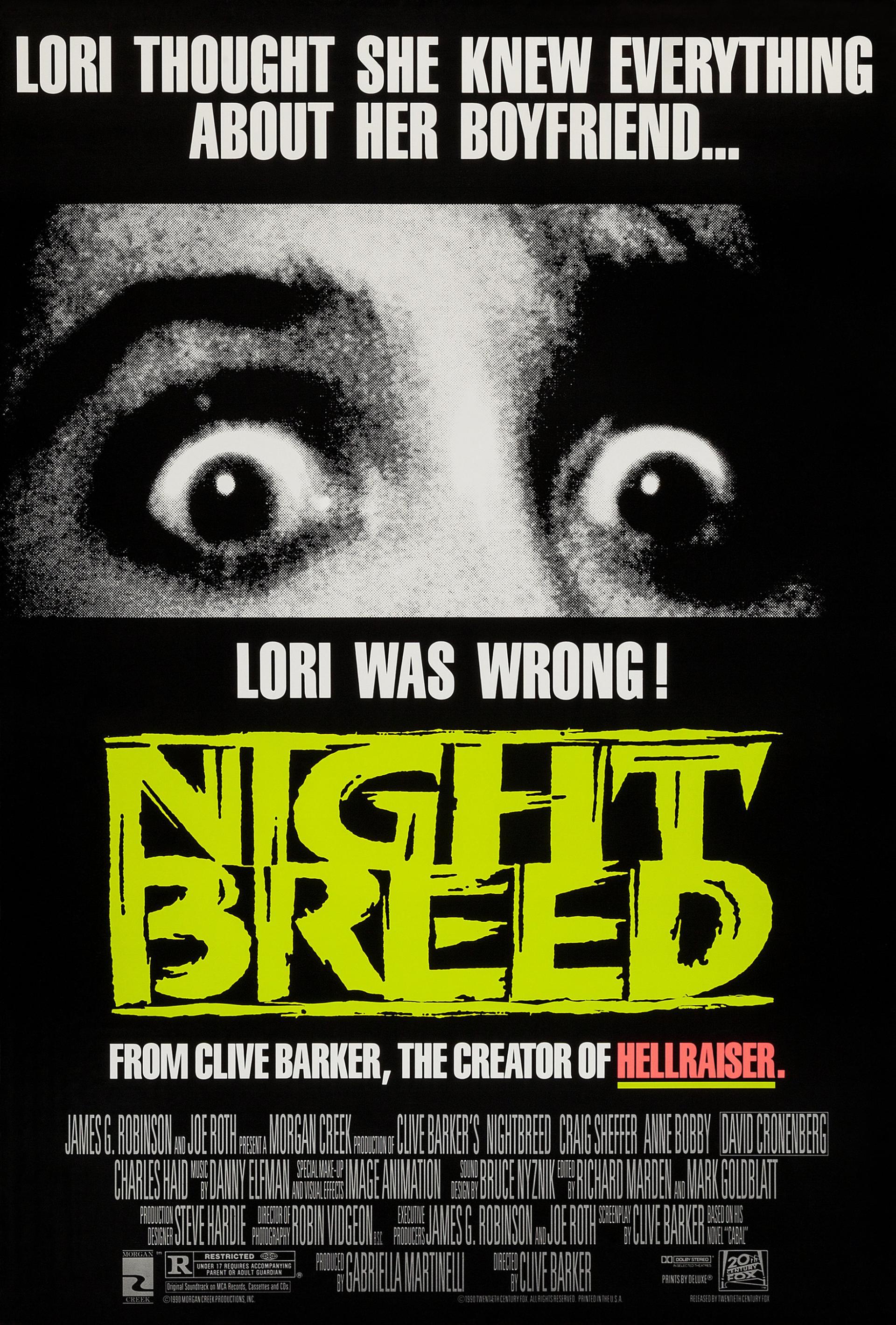 Nightbreed (1990) poster