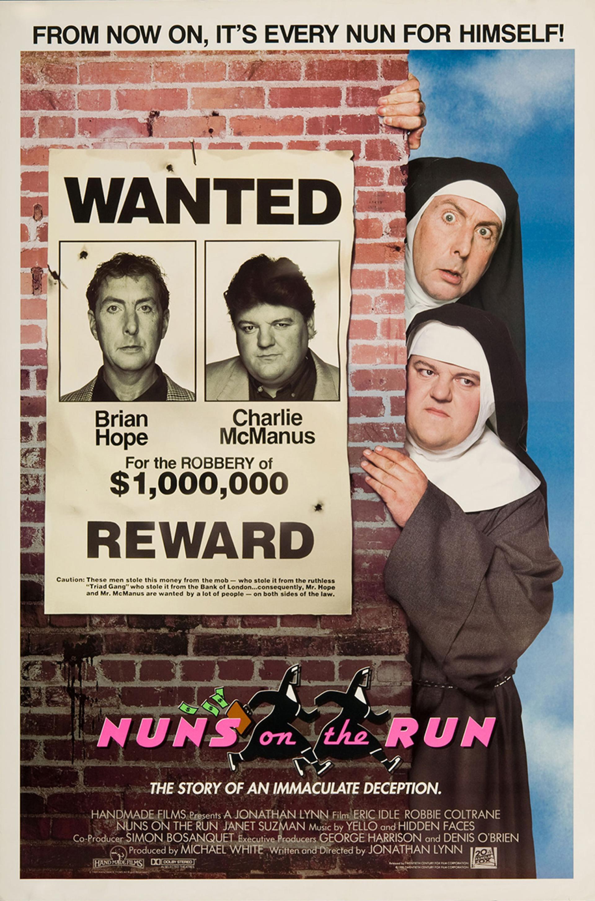 Nuns on the Run (1990) poster