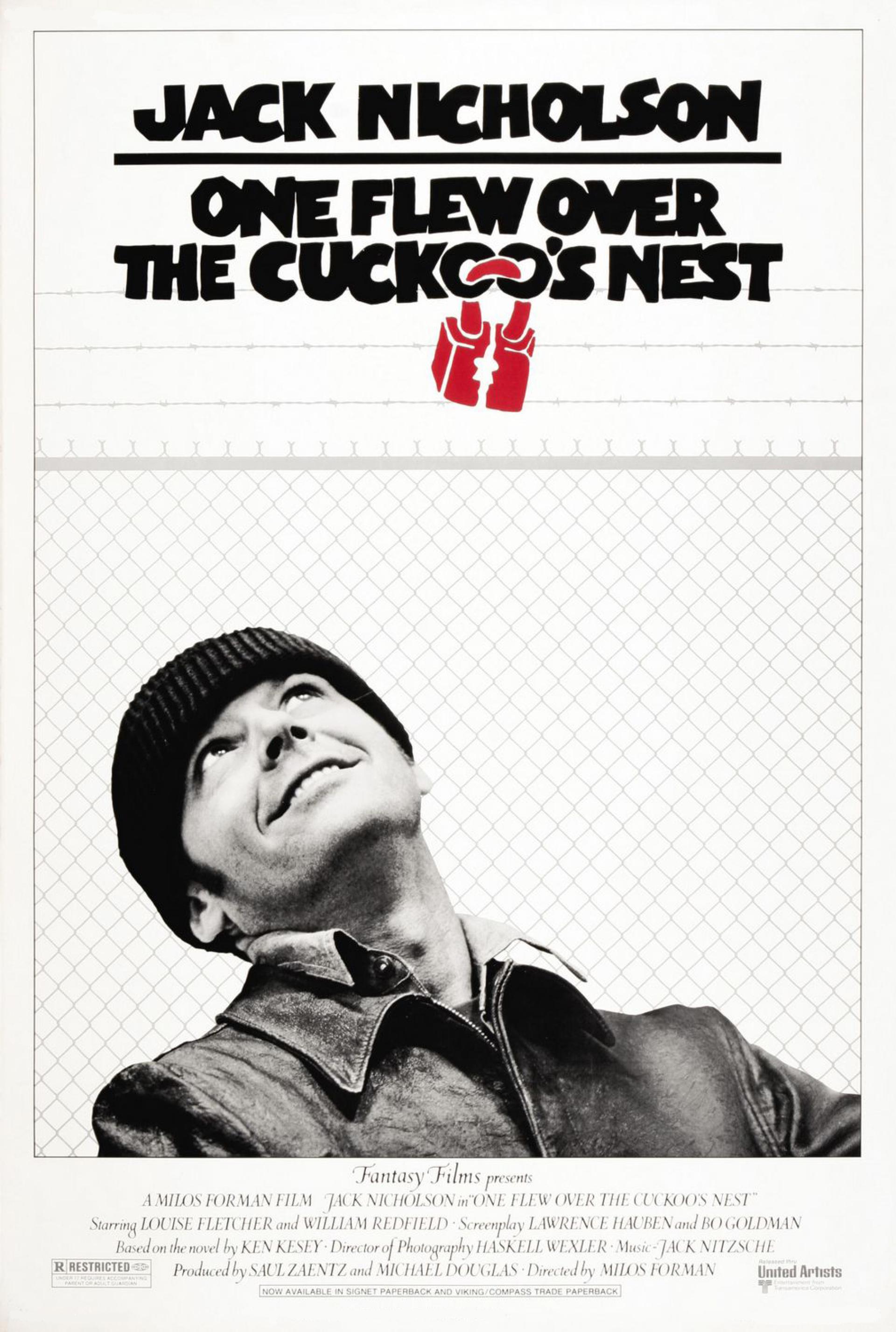 One Flew Over the Cuckoo's Nest (1975) poster