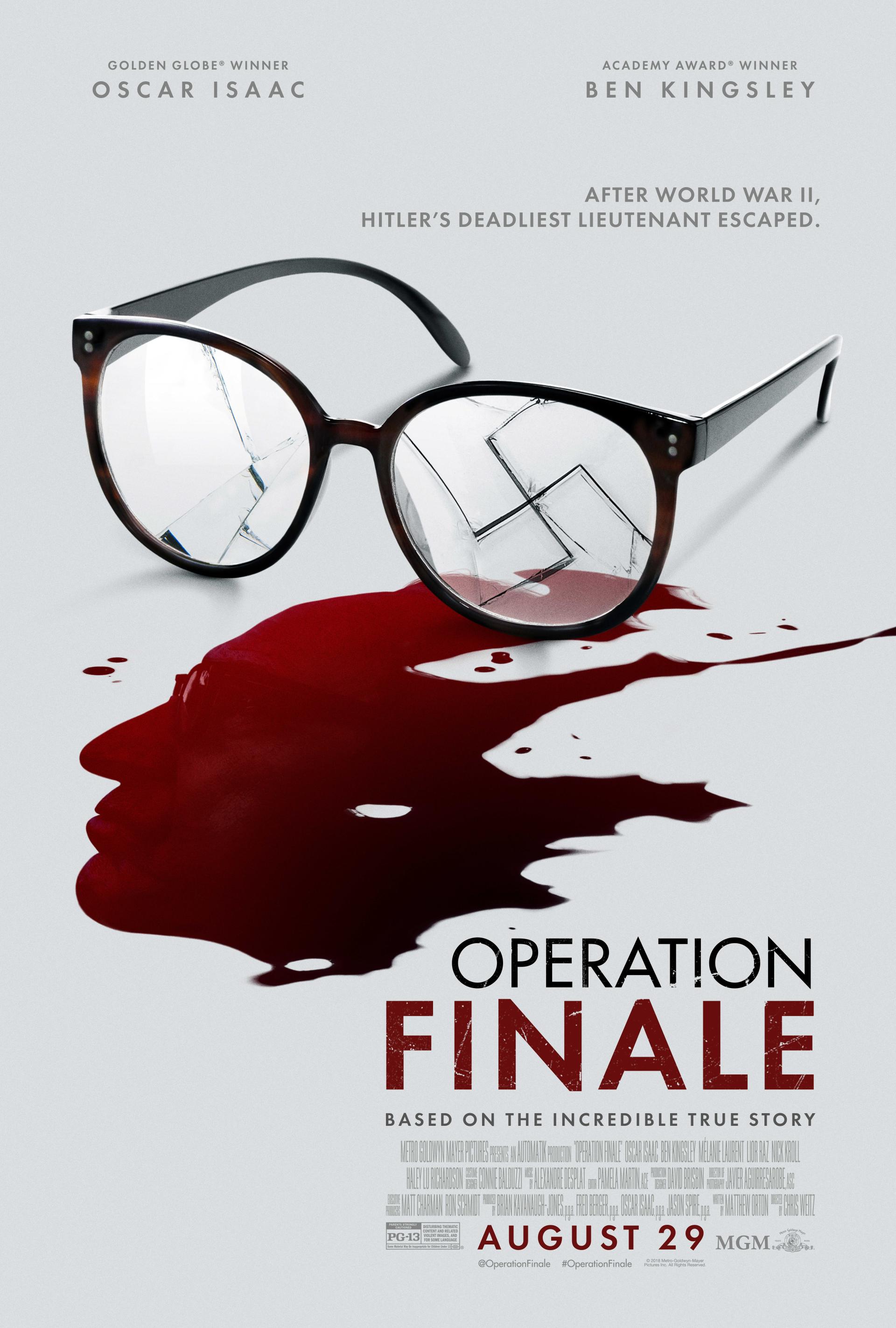 Operation Finale (2018) poster