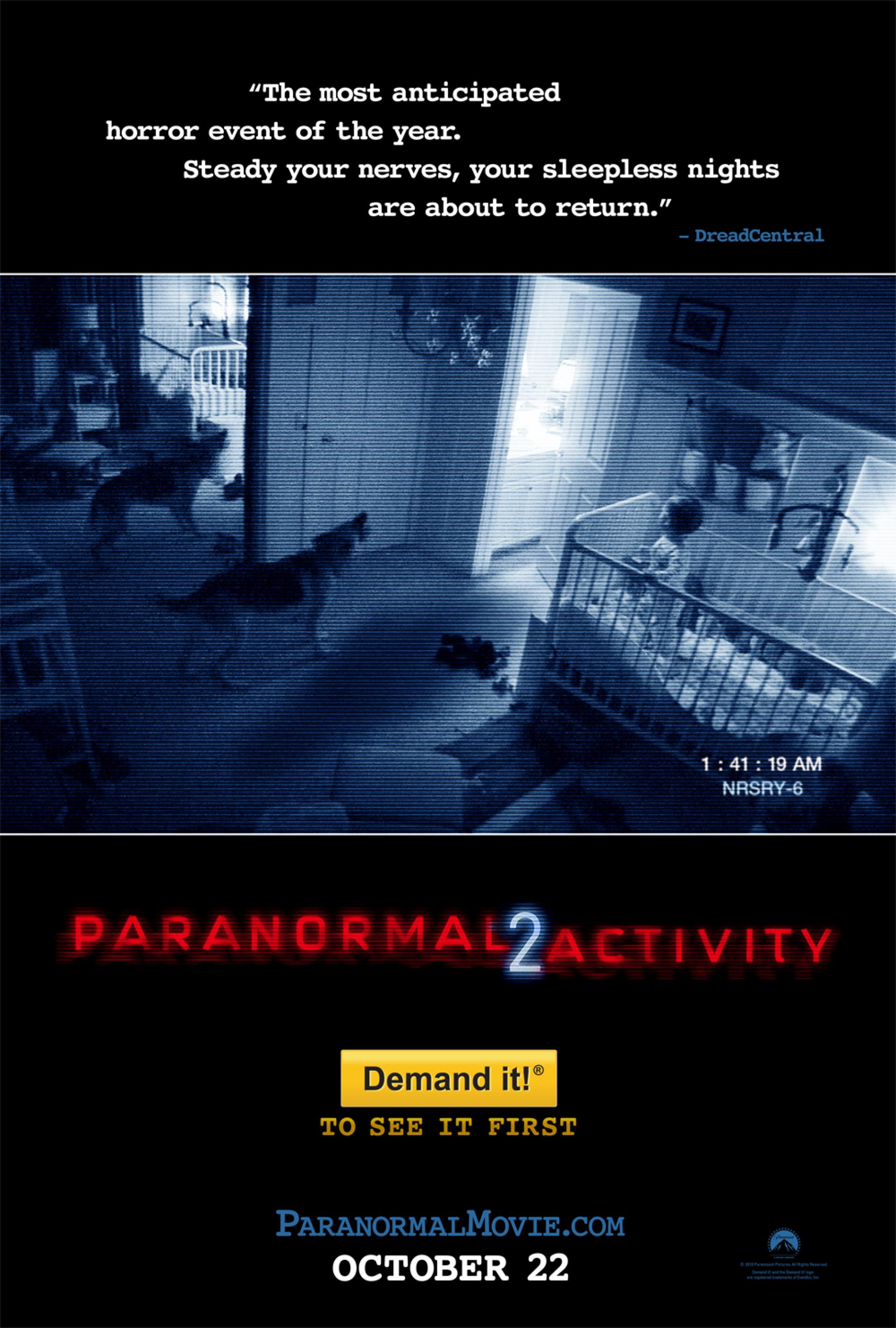 Paranormal Activity 2 (2010) poster