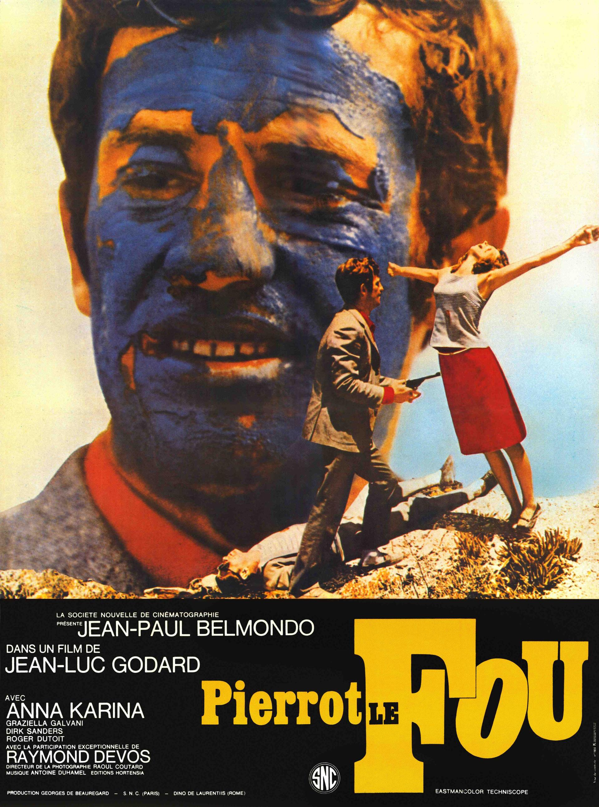 Pierrot le fou (1965) poster