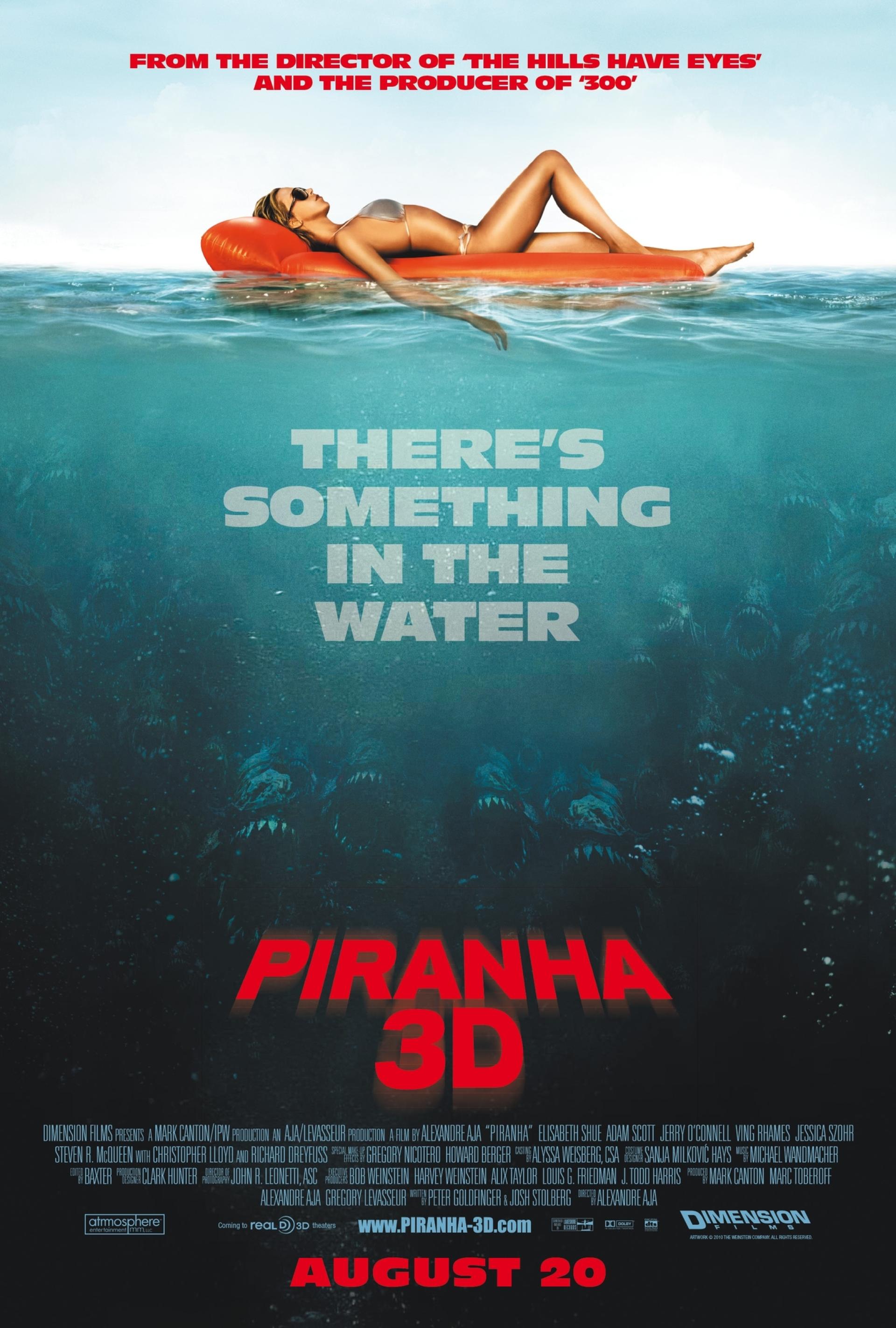 Piranha 3D (2010) poster