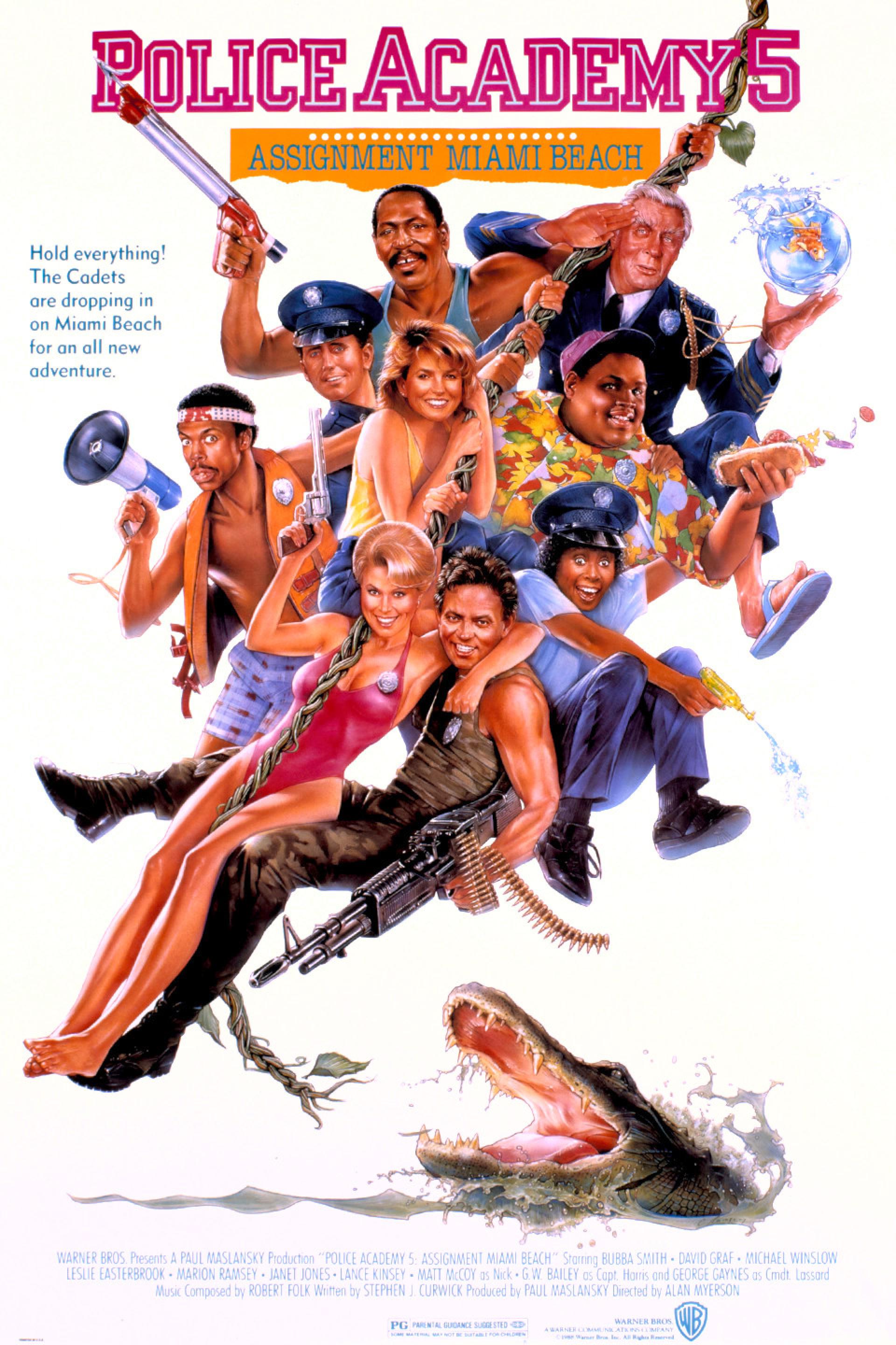 Police Academy 5: Assignment: Miami Beach (1988) poster