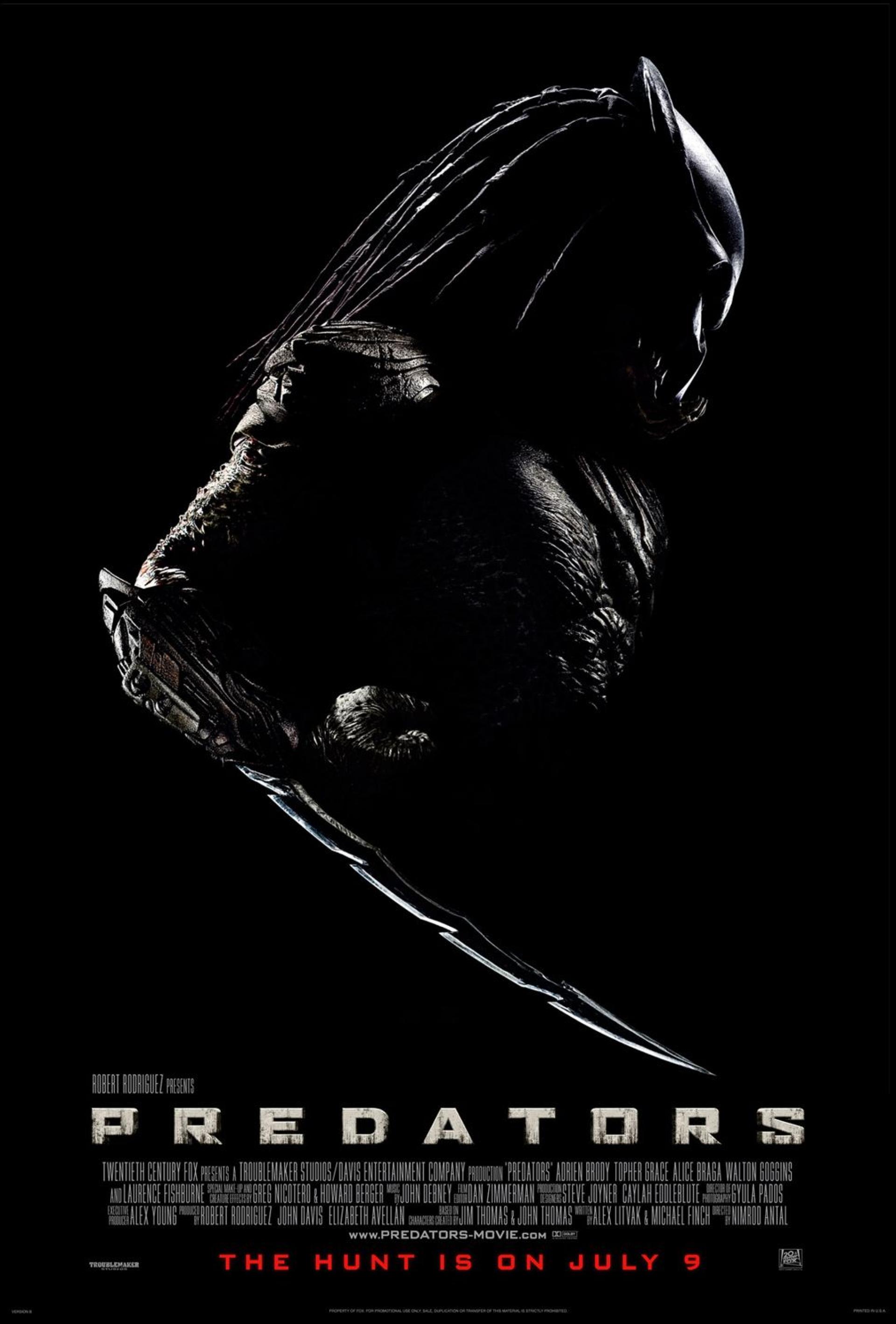 Predators (2010) poster