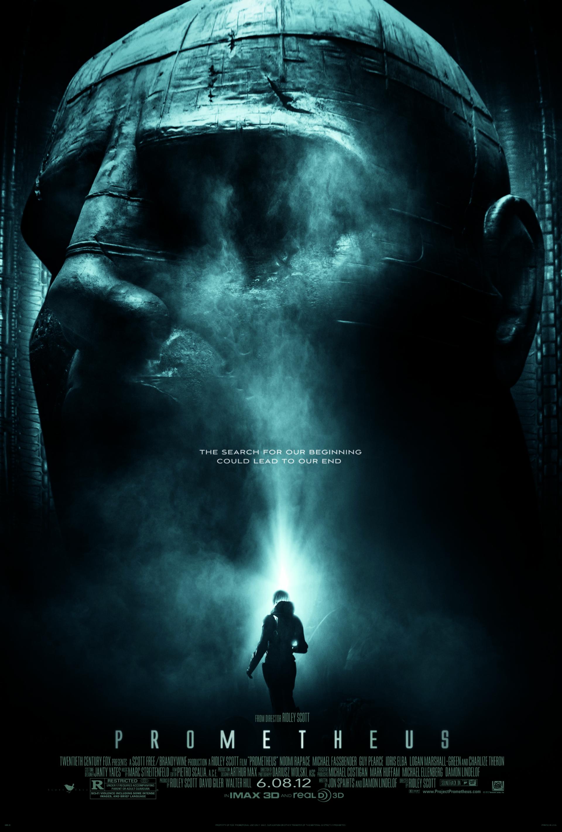 Prometheus (2012) poster