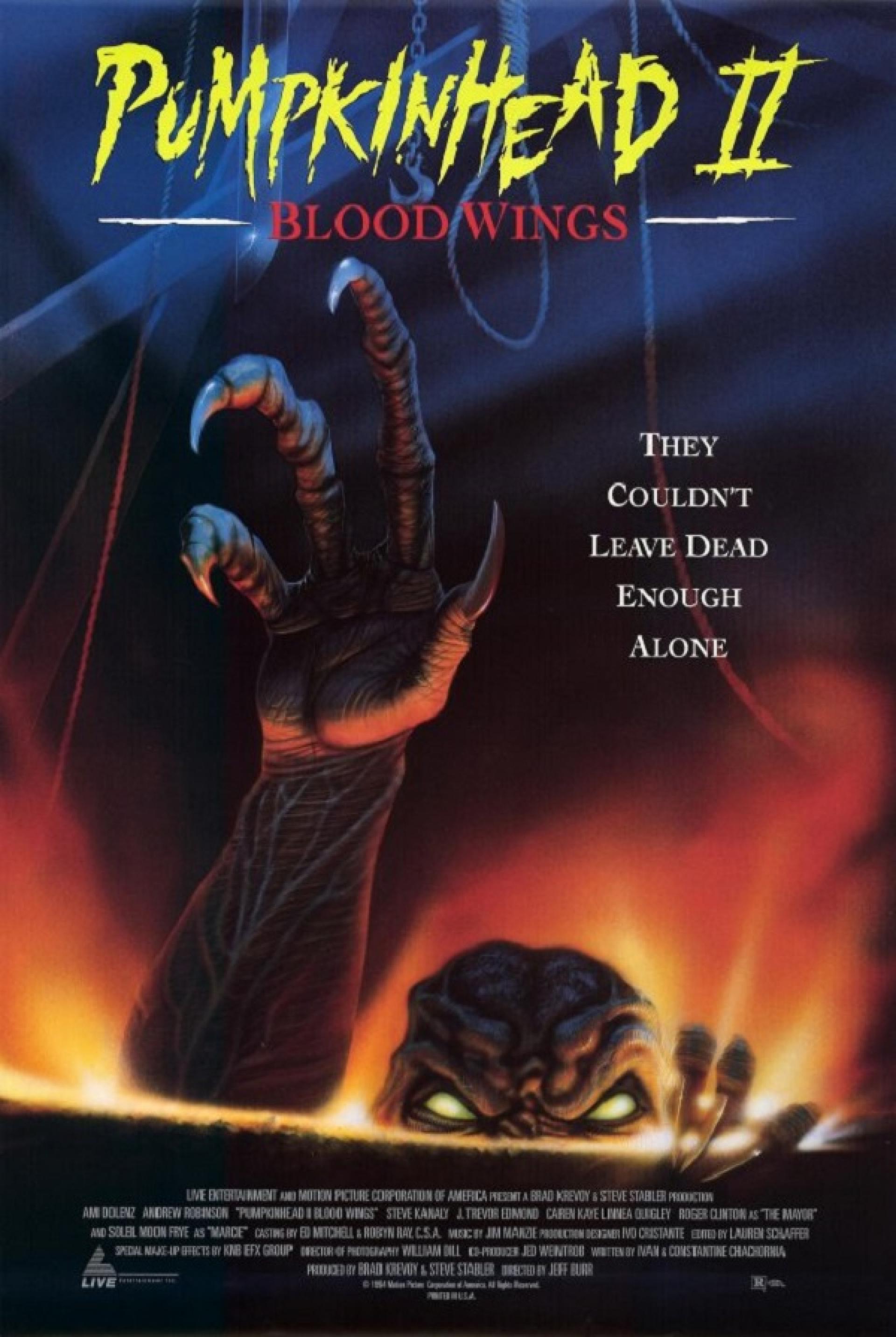 Pumpkinhead II: Blood Wings (1993) poster