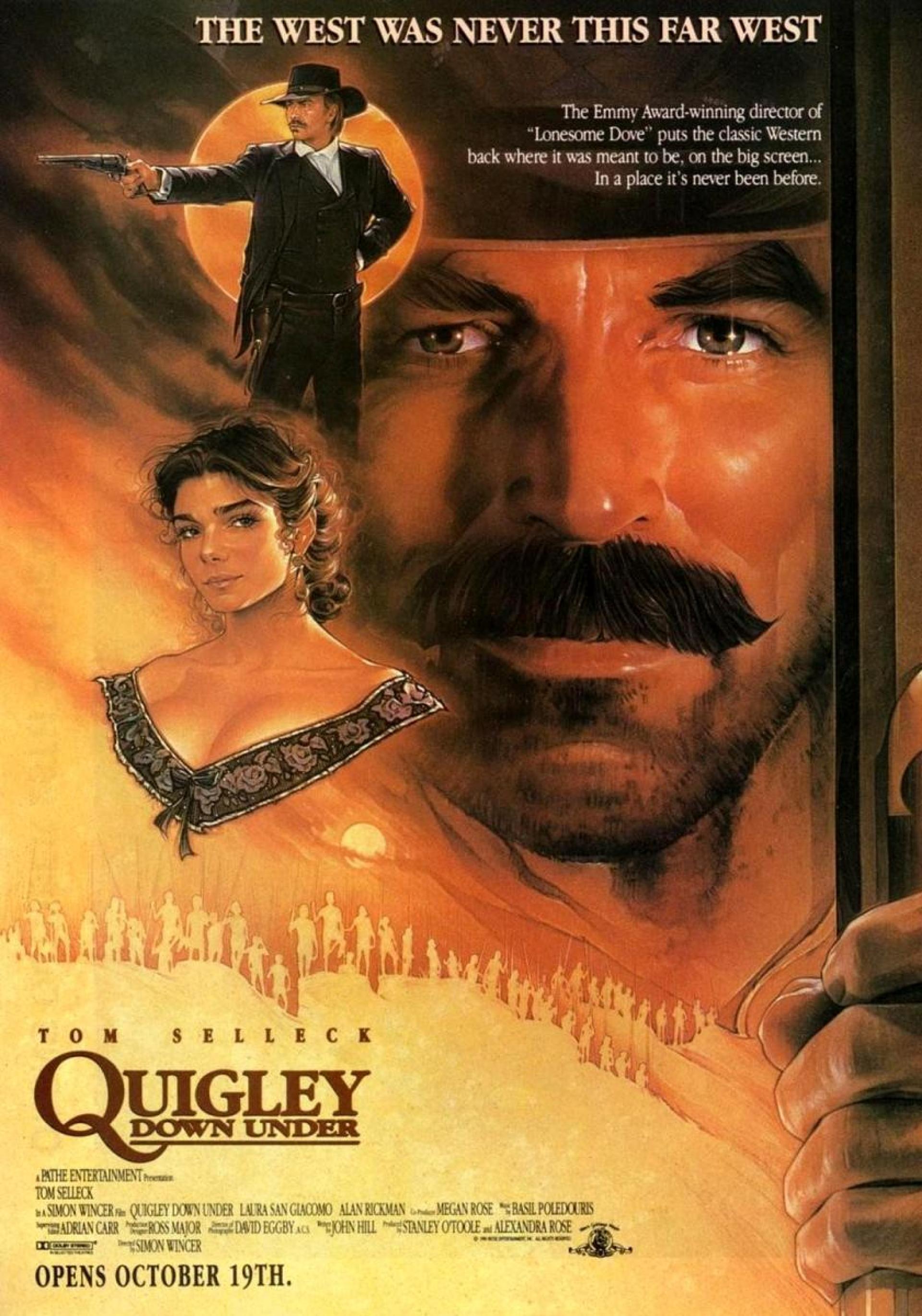 Quigley Down Under (1990) poster