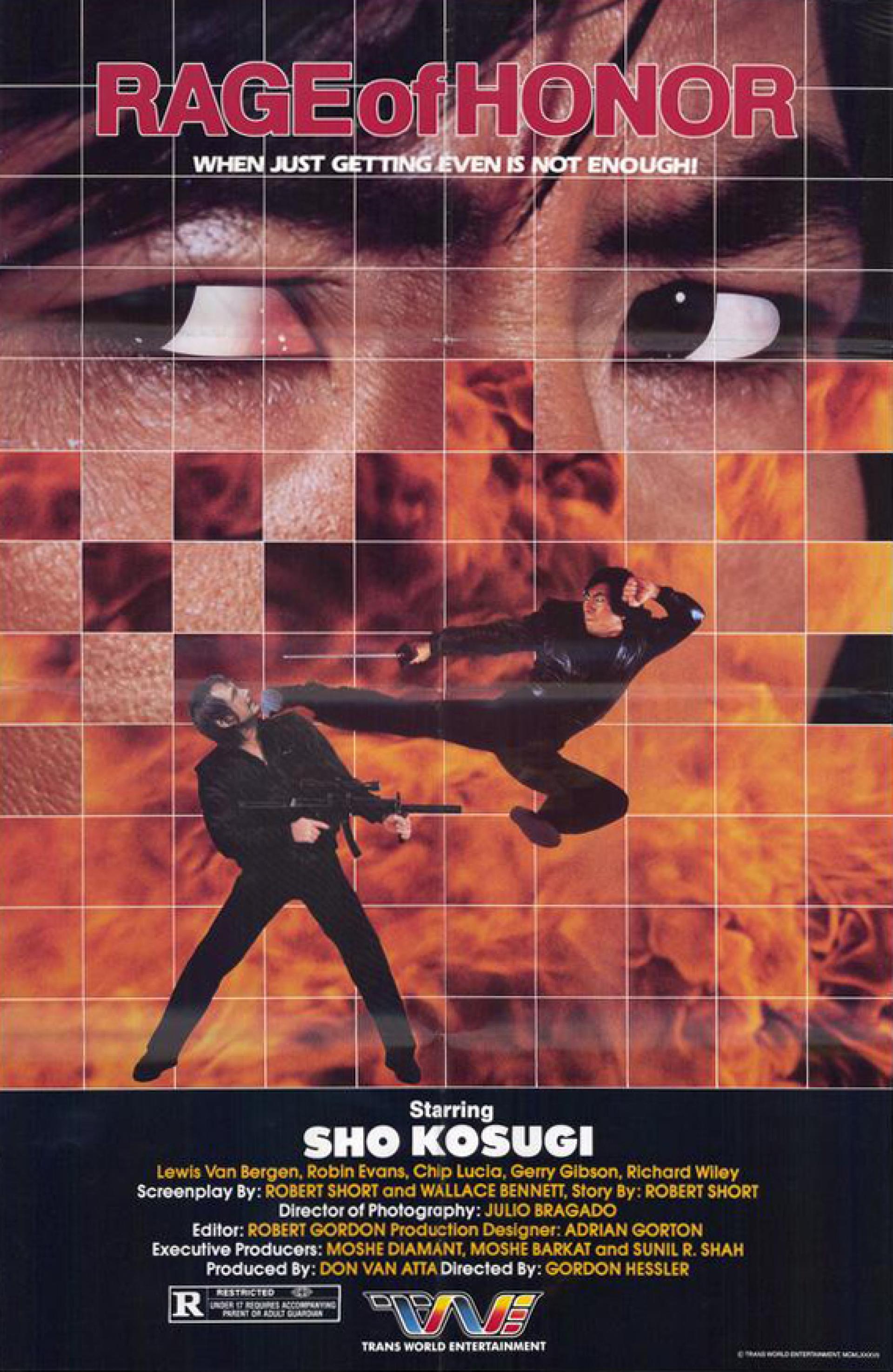 Rage of Honor (1987) poster