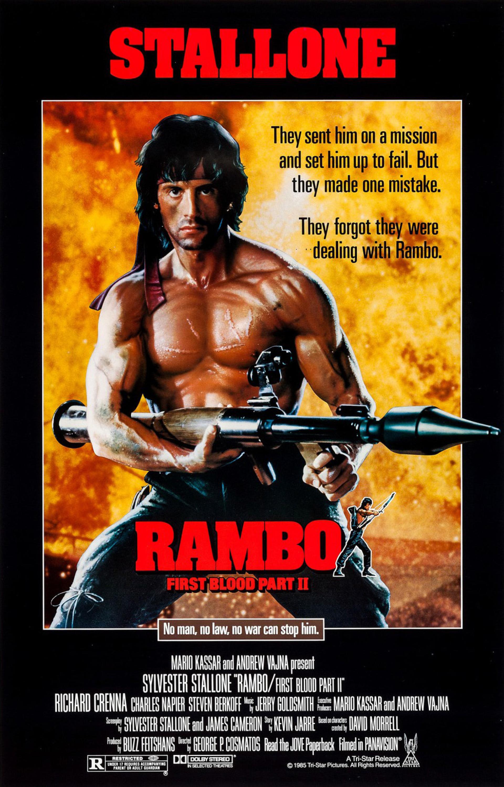 Rambo: First Blood Part II (1985) poster