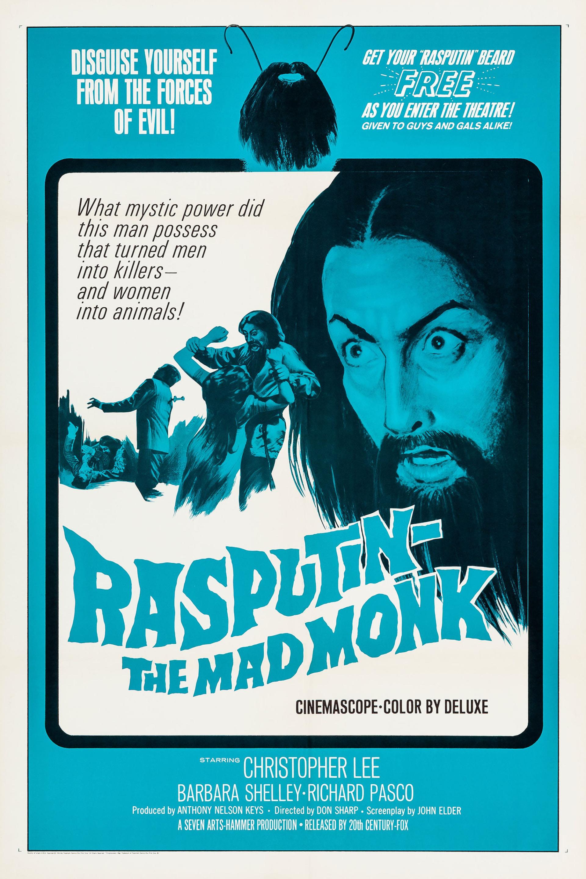 Rasputin: The Mad Monk (1966) poster