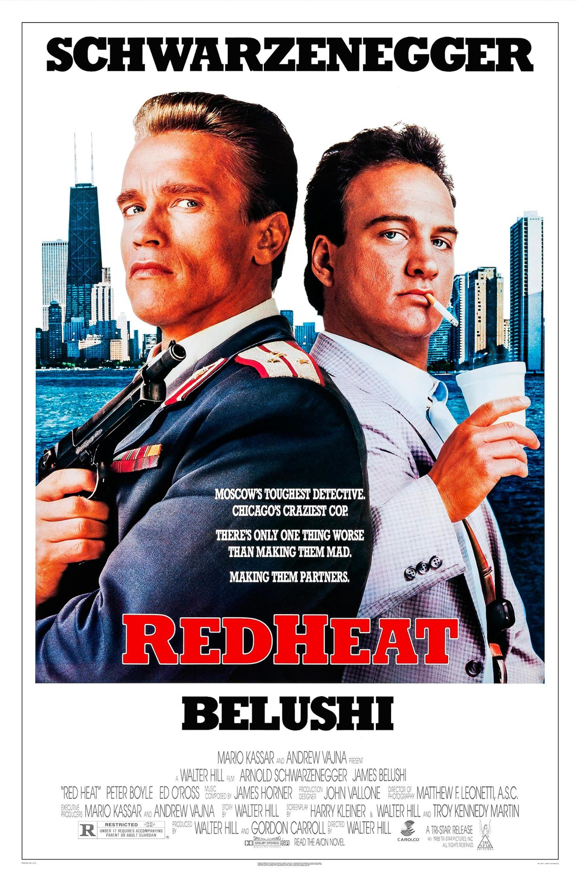 Red Heat (1988) poster