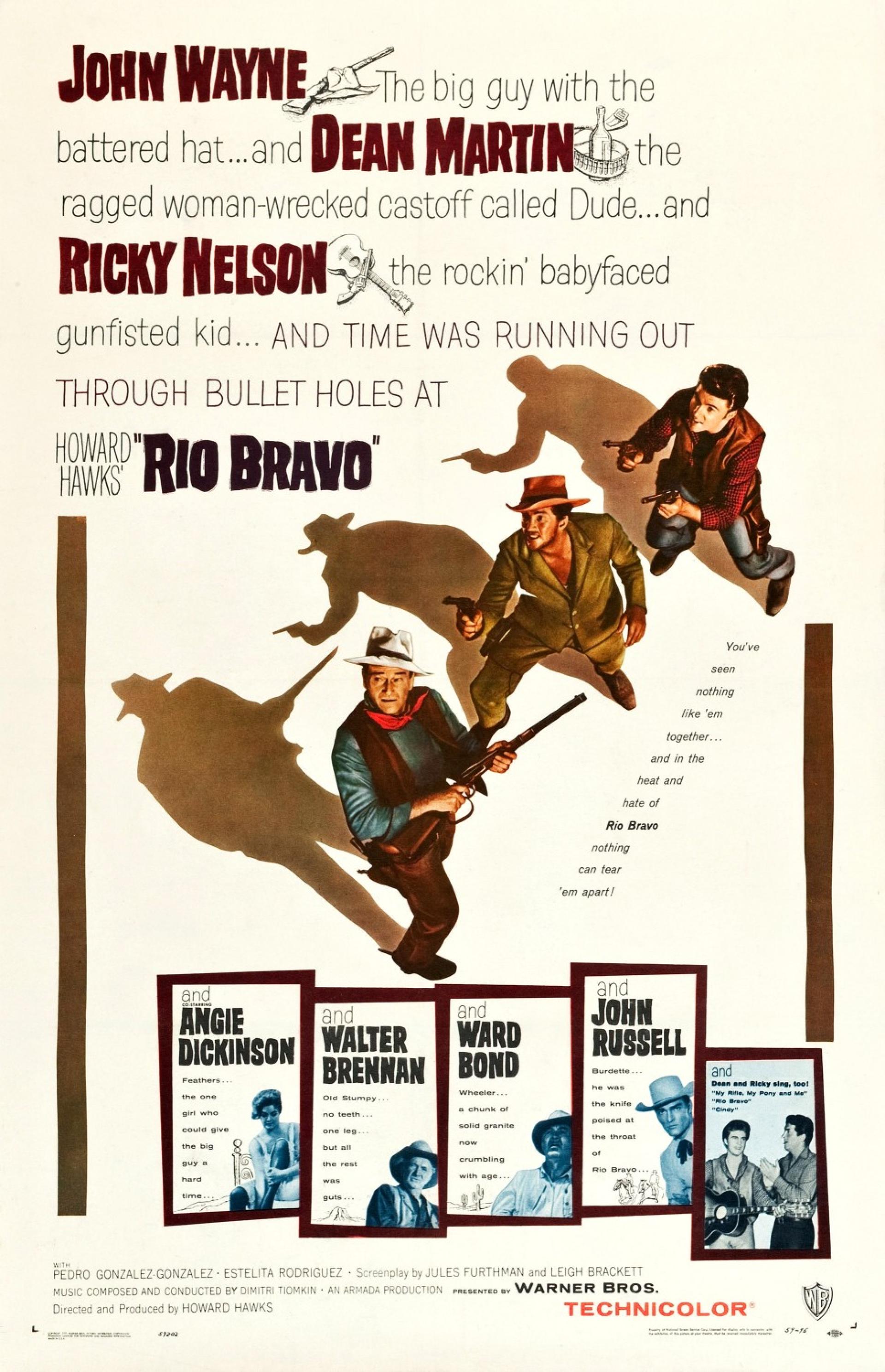 Rio Bravo (1959) poster